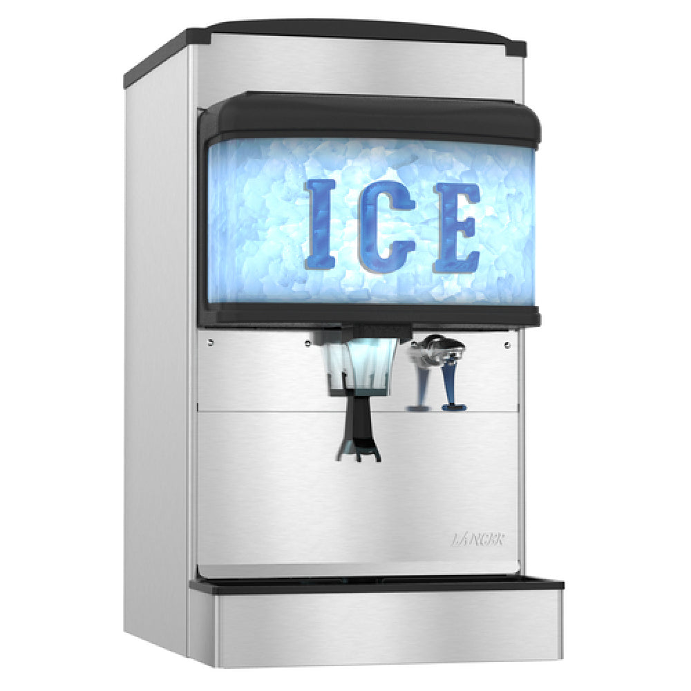 Hoshizaki DM-4420N Electric Ice and Water Dispenser Countertop 200 Lb Bin
