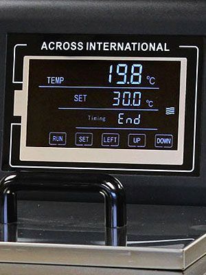 Across International H100-15sst.220 Ai 100°C 15L Capacity SST Compact Heated Recirculator 220V