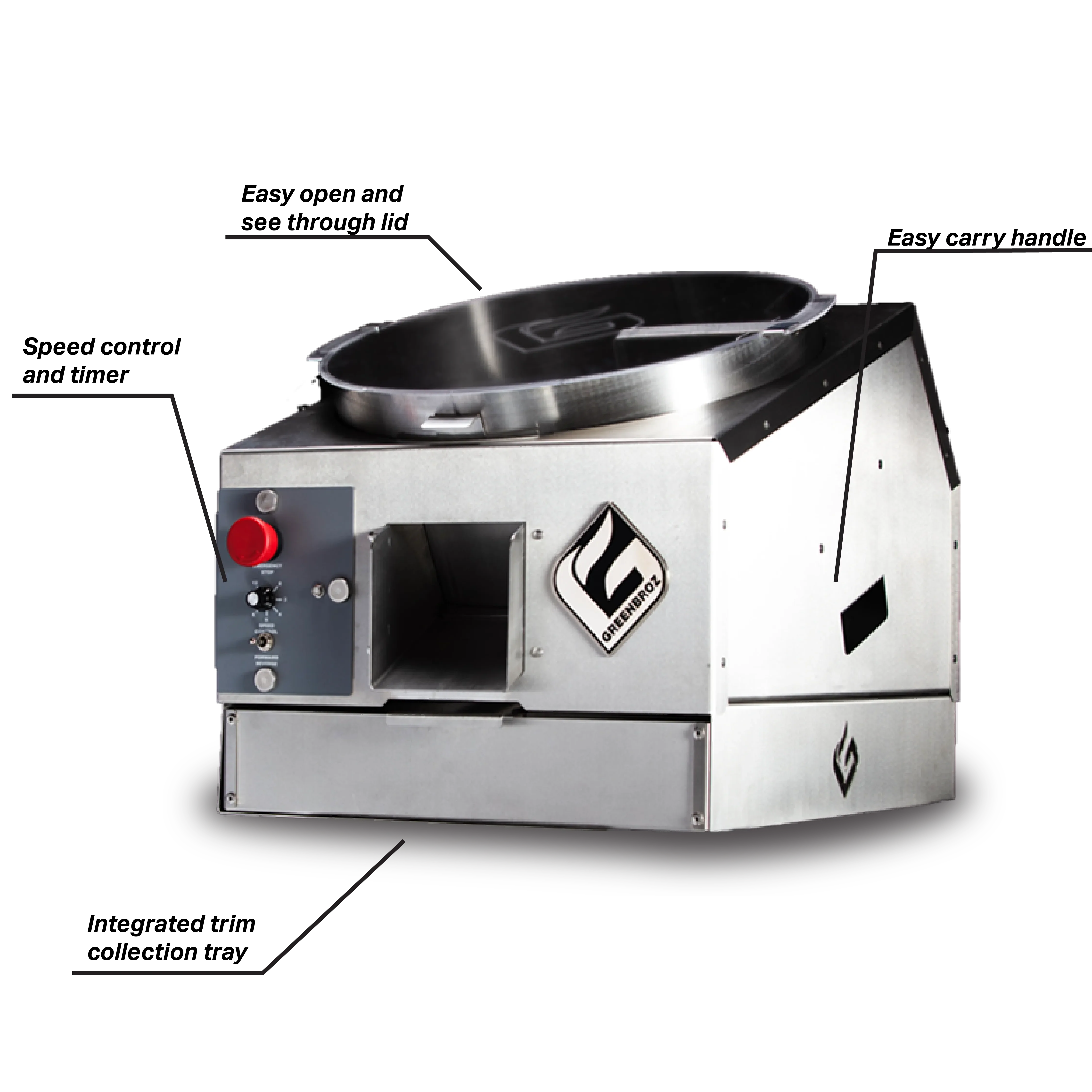 GreenBroz M-Lite Dry Trimmer GBZ-13