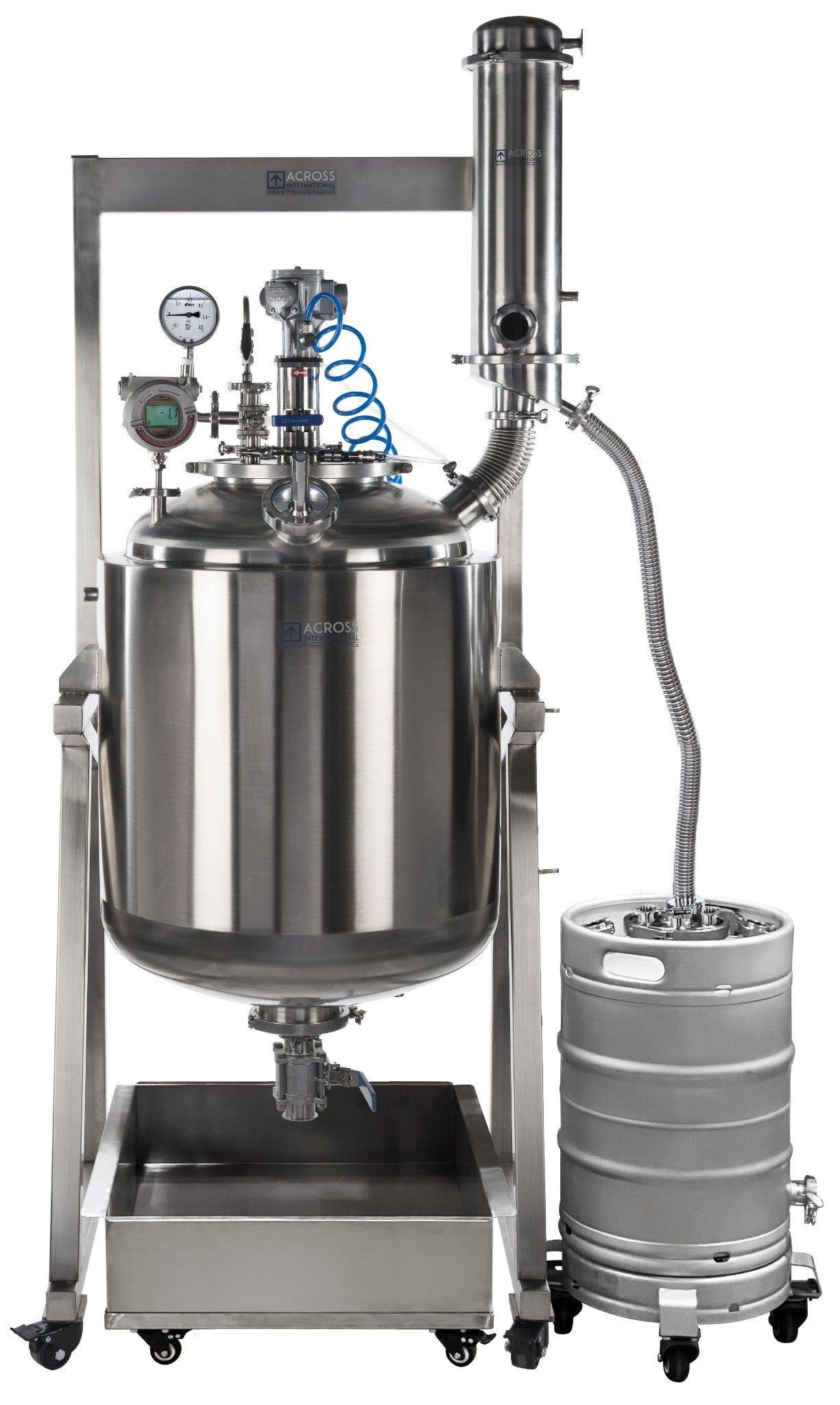 Across International SR200 Ai ETL C1D1 Dual-Jacketed 200L 316L-Grade SST Reactor