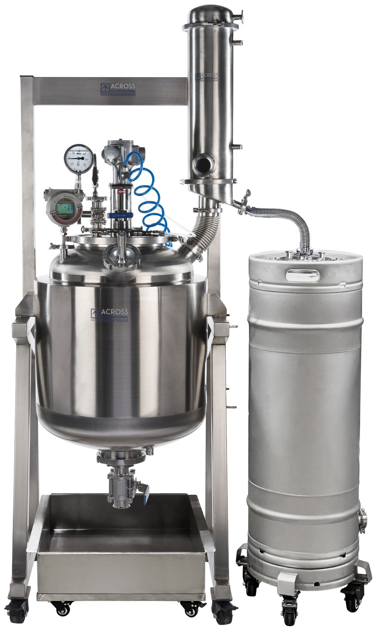 Across International SR100 Ai ETL C1D1 Dual-Jacketed 100L 316L-Grade SST Reactor