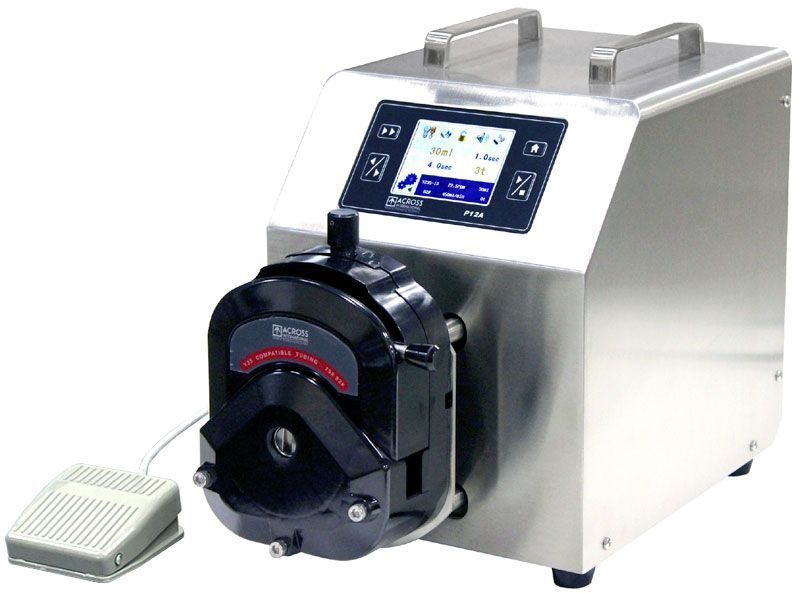 Across International P12A Ai P12A 12L/min SST Peristaltic Pump Touchscreen controller ETL