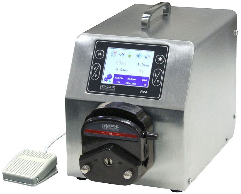 Across International P2A Ai P2A 2L/min SST Peristaltic Pump Touchscreen controller ETL