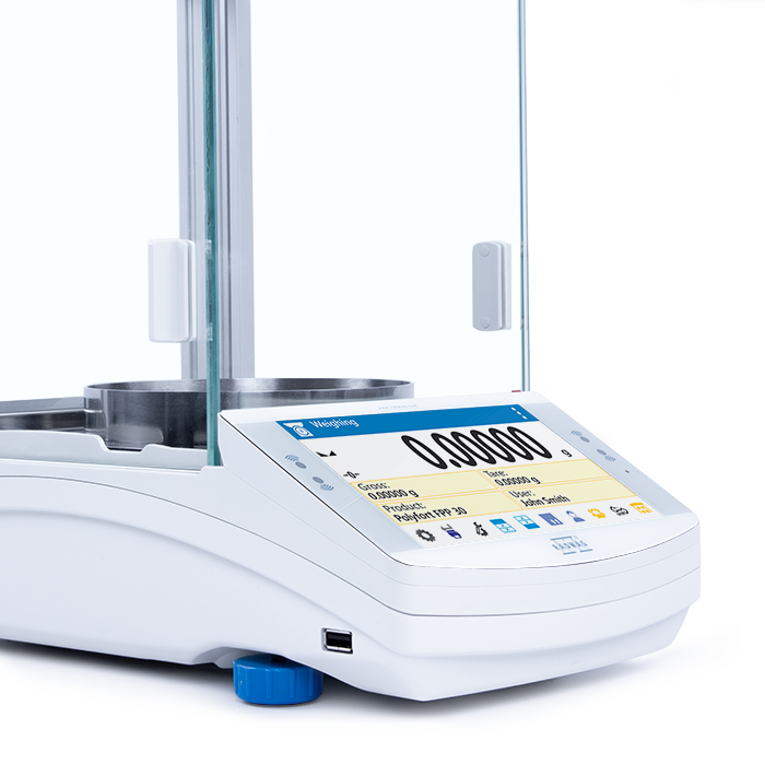 Across International AS 220.X7 Radwag 220g Capacity 0.1mg Readability ø4" Analytical Balance AS X7