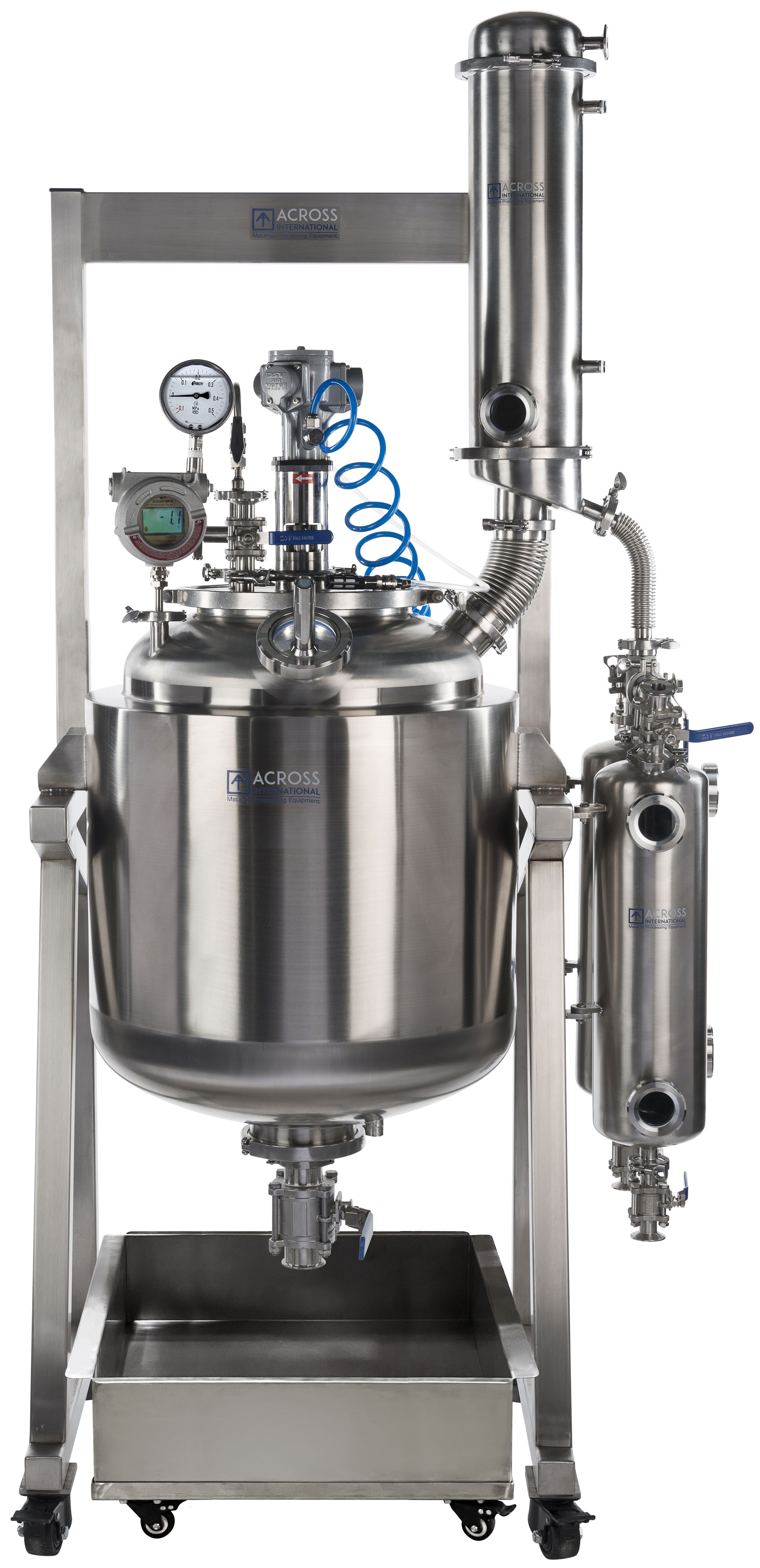 Across International SR100 Ai ETL C1D1 Dual-Jacketed 100L 316L-Grade SST Reactor