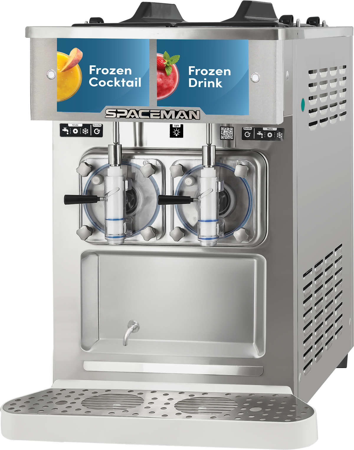 Spaceman 6455-CL Countertop Frozen Drink Machine, 2 Flavors, 115V