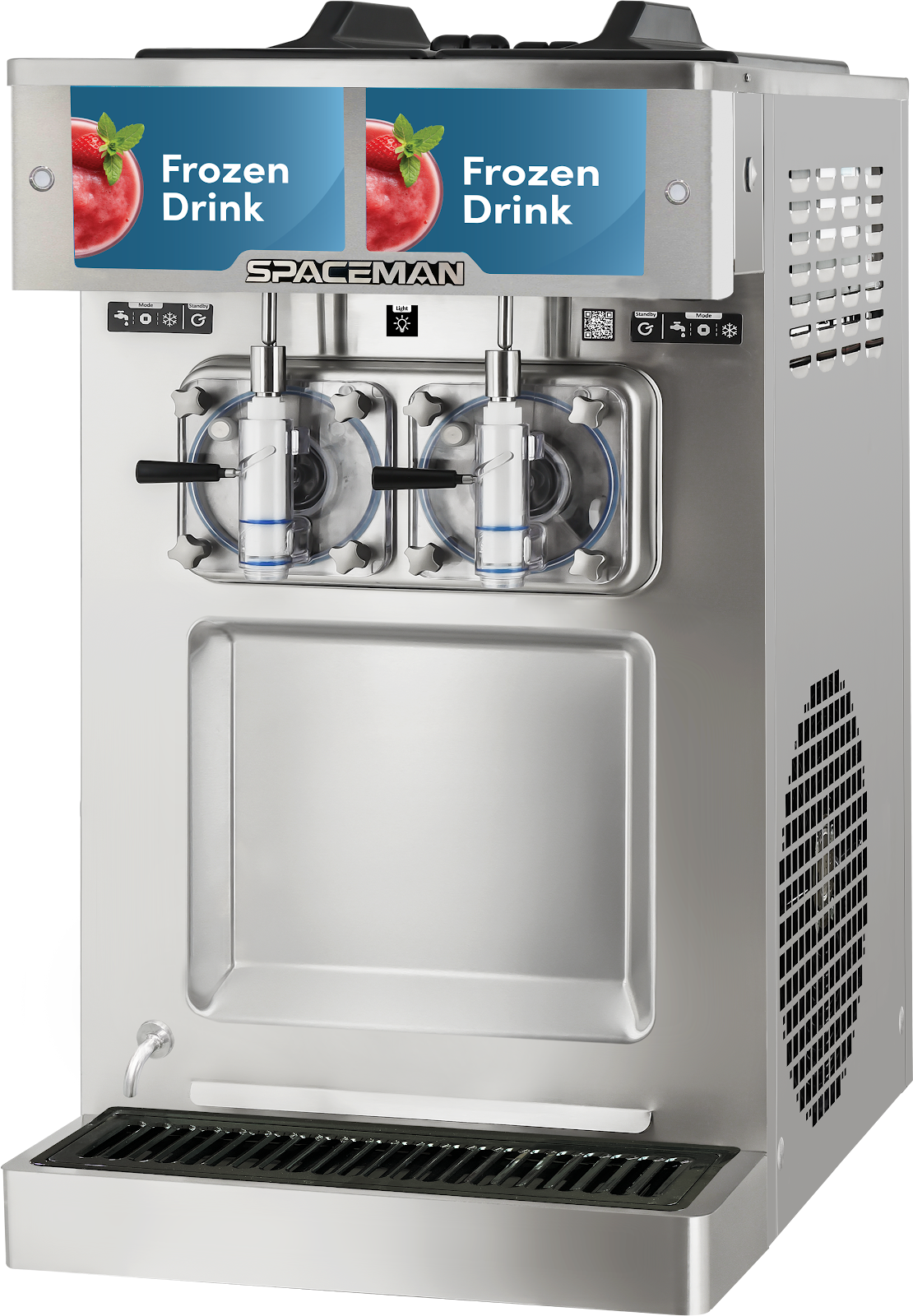 Spaceman 6695-CL High Output Countertop Frozen Drink Machine, 2 Flavors