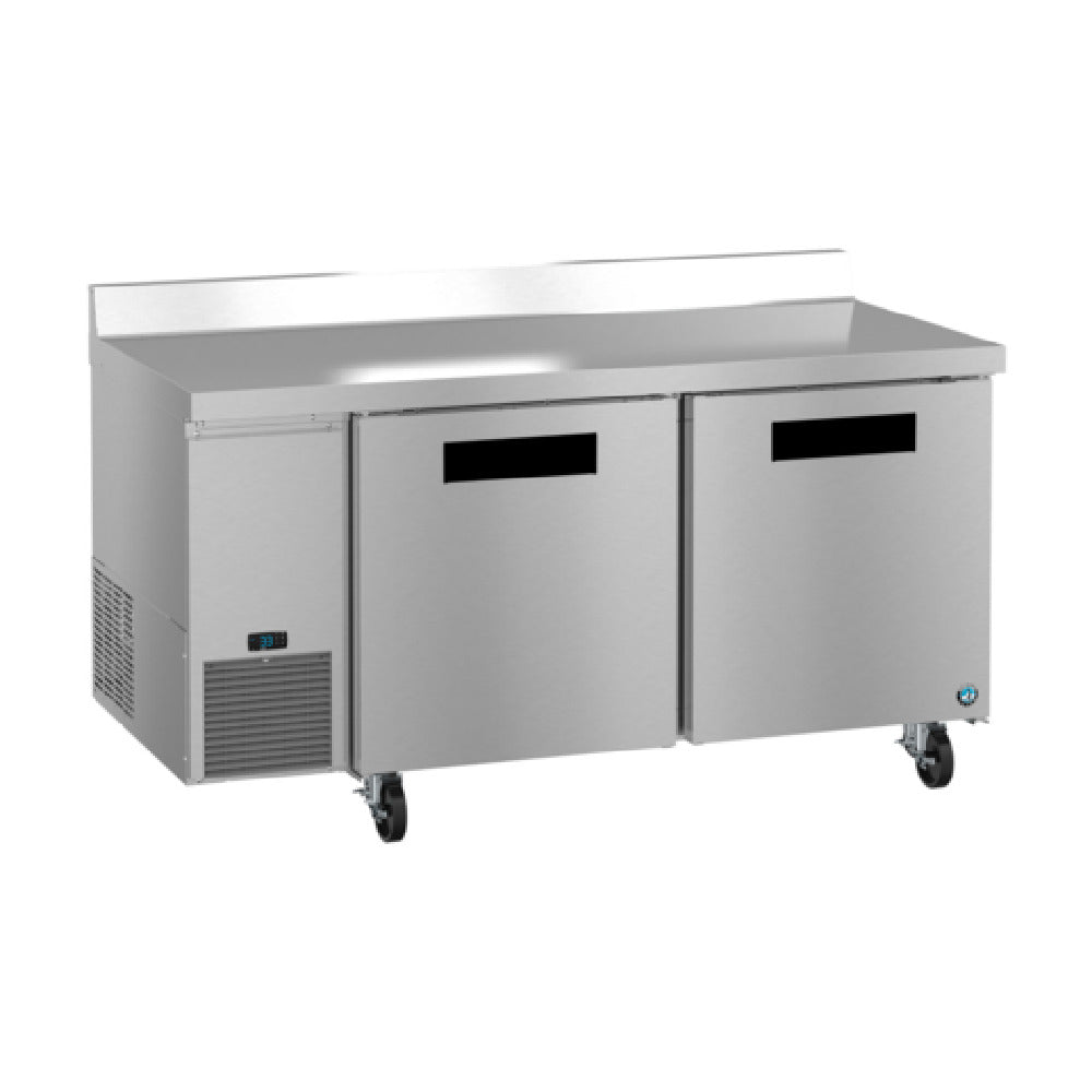 Hoshizaki WLF67B 67 Inch Two Section Worktop Freezer Stainless Steel 19.97 cu ft