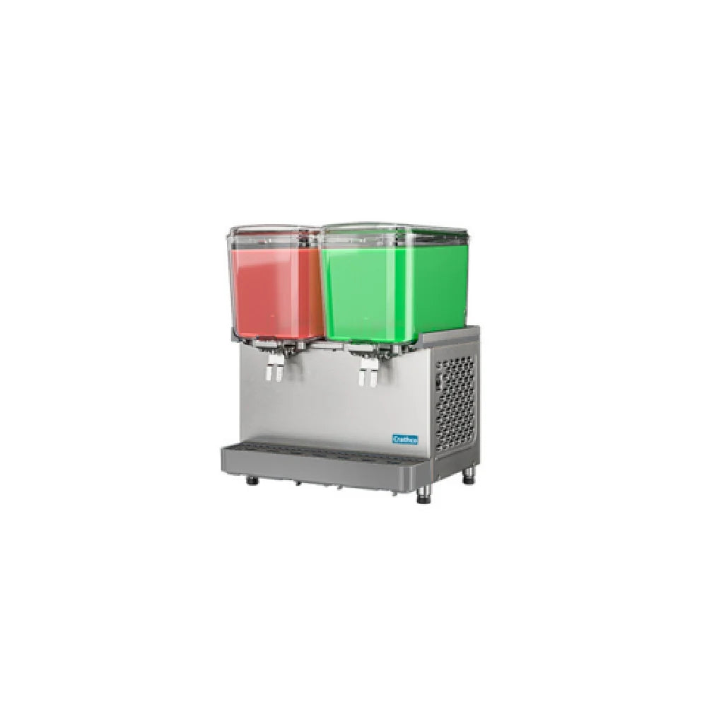 Crathco SR-25-16 Classic Pro Bubbler - (2) 4.75 Gallon Bowls, Twin Cold Beverage Dispenser, R290
