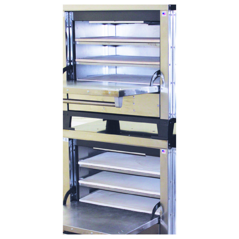 Peerless CE231PESC 35 Inch Electric Pizza Oven Double-stacked with 2 Burners