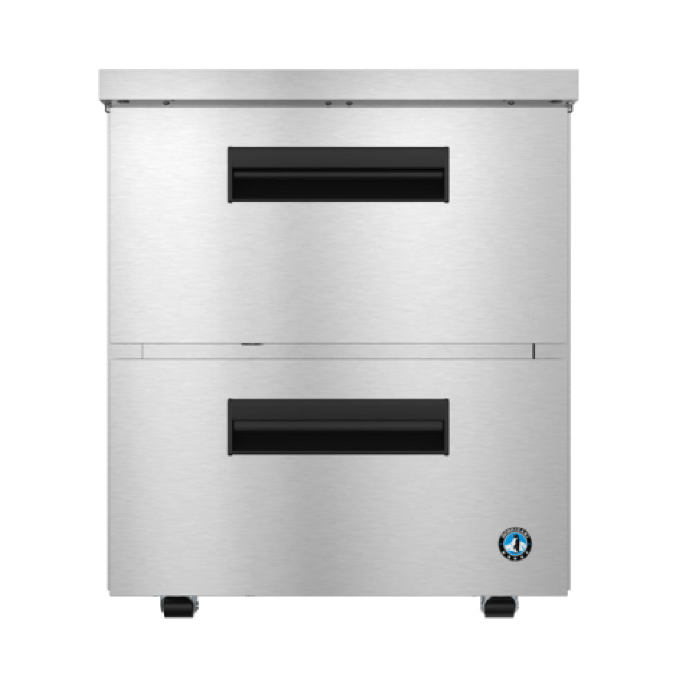 Hoshizaki UF27B-LPD2 27 Inch Stainless Steel Undercounter Freezer 7.2 cu ft