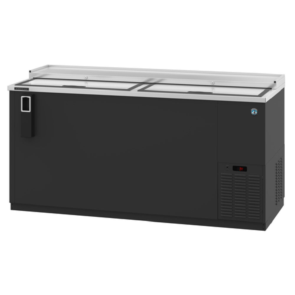 Hoshizaki CC65 65 Inch Refrigerated Bottle Cooler Gas Side Mounted Stainless Steel