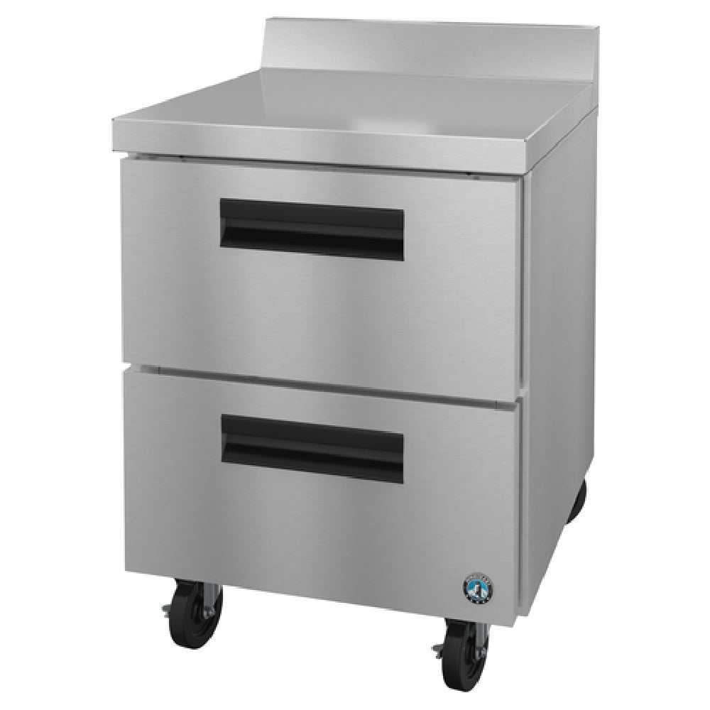 Hoshizaki WR27B-D2 27 Inch Stainless Steel Worktop Refrigerator 7.21 cu ft with Drawers