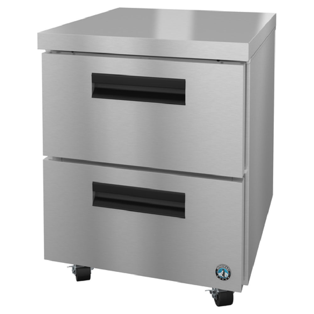 Hoshizaki UR27B-D2 27 Inch Stainless Steel Undercounter Refrigerator 7.21 cu ft