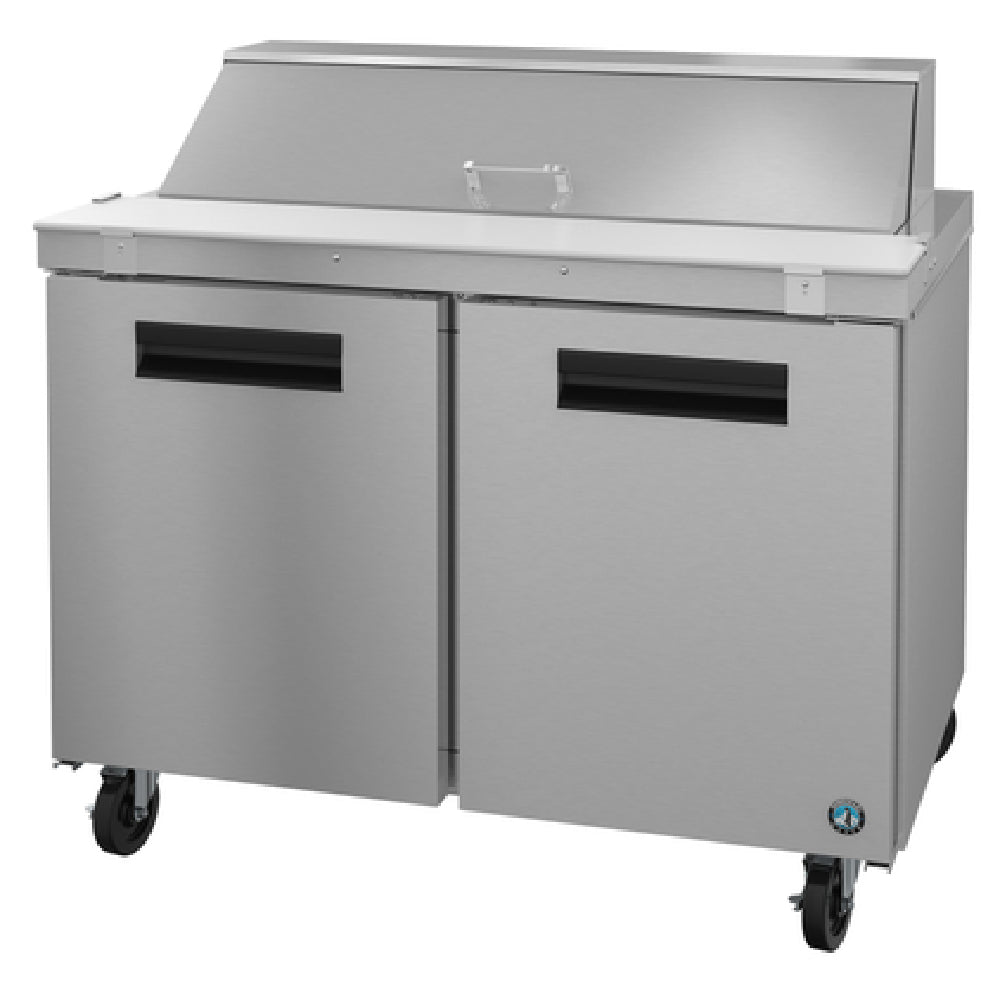 Hoshizaki SR48B-12 48 Inch Sandwich Top Refrigerator 13.66 cu ft Two Section Stainless Steel