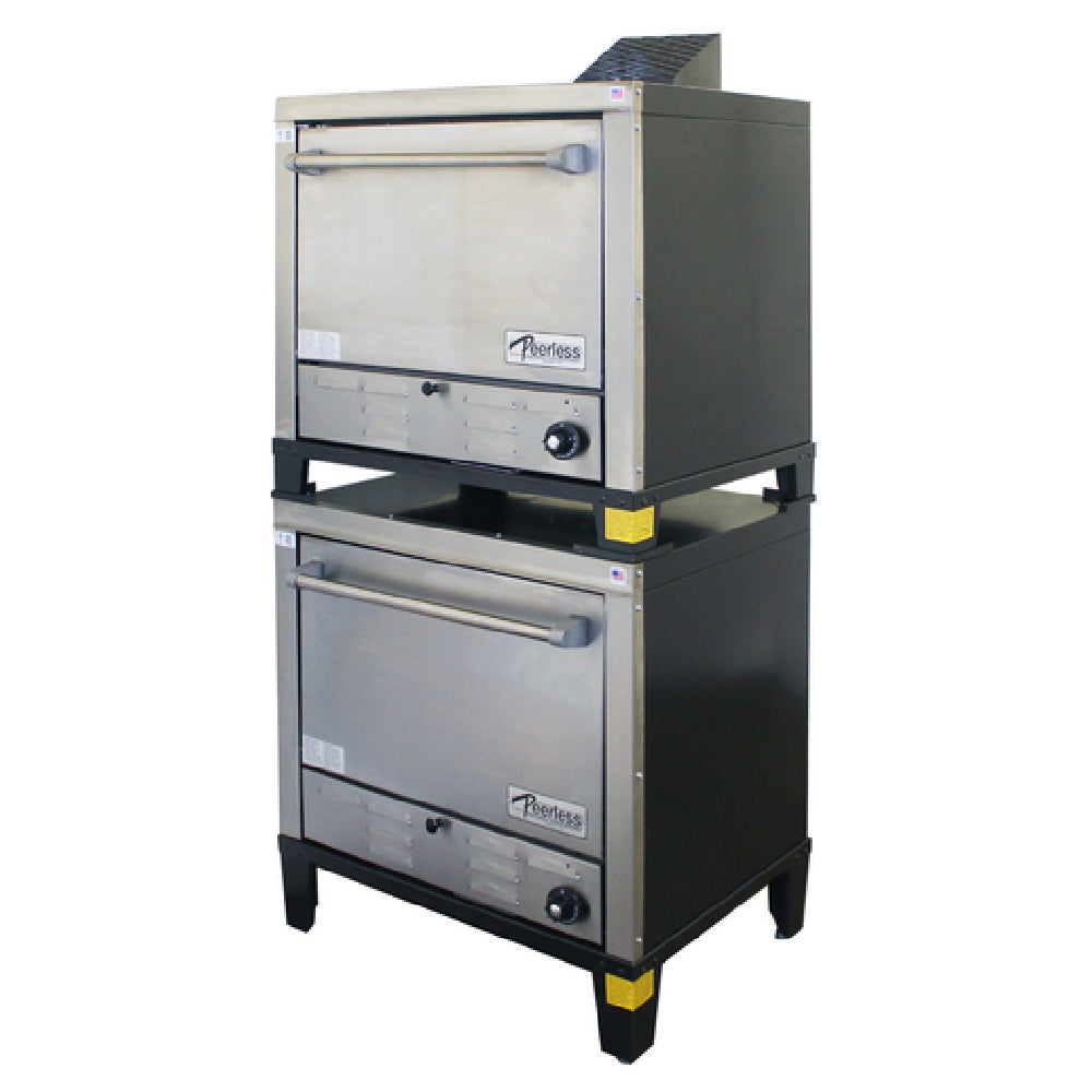 Peerless C231P 30 Inch Gas Pizza Oven Double-stacked 2 Burner 30000 BTU