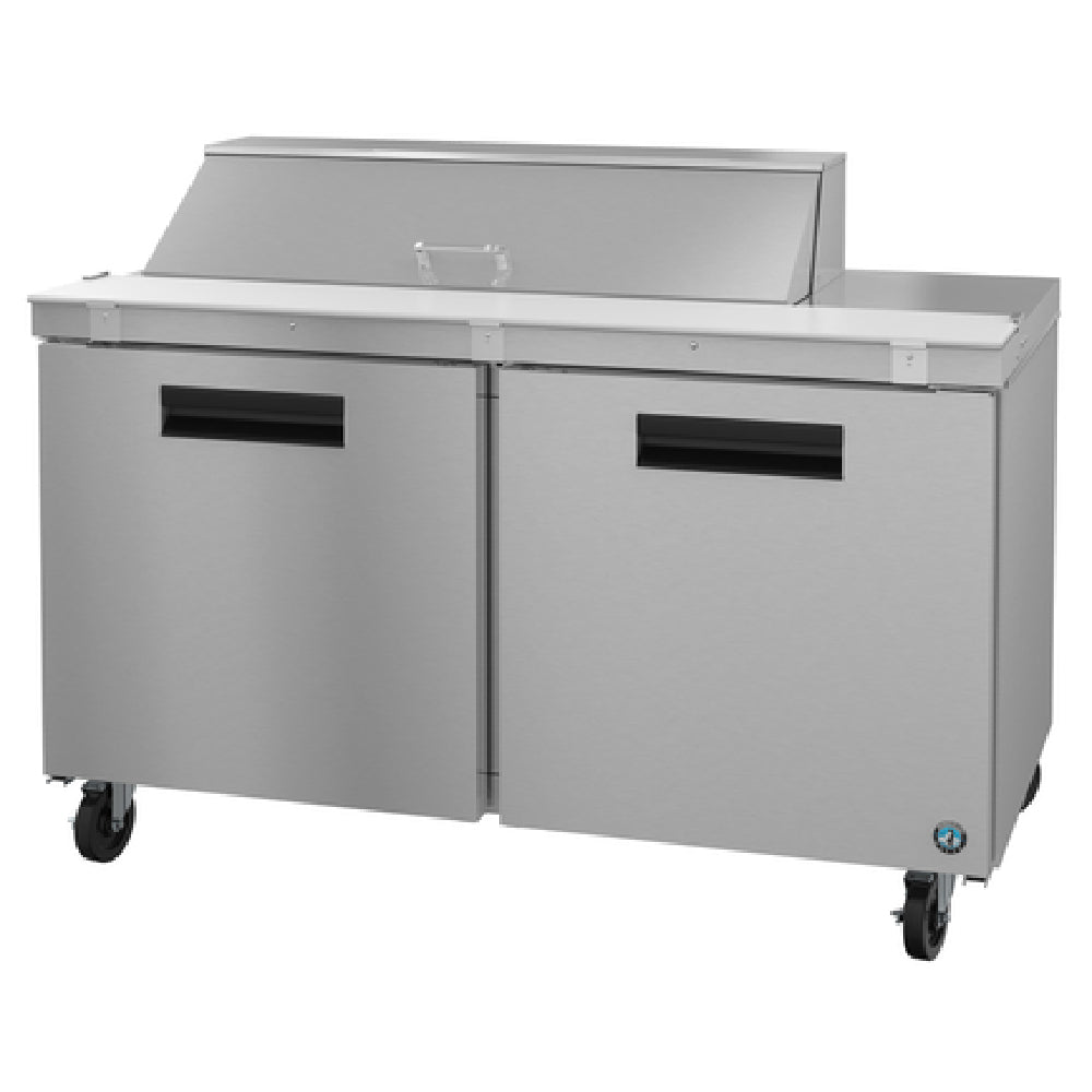 Hoshizaki SR60B-12 60 Inch Stainless Steel Sandwich Top Refrigerator 14.8 cu ft