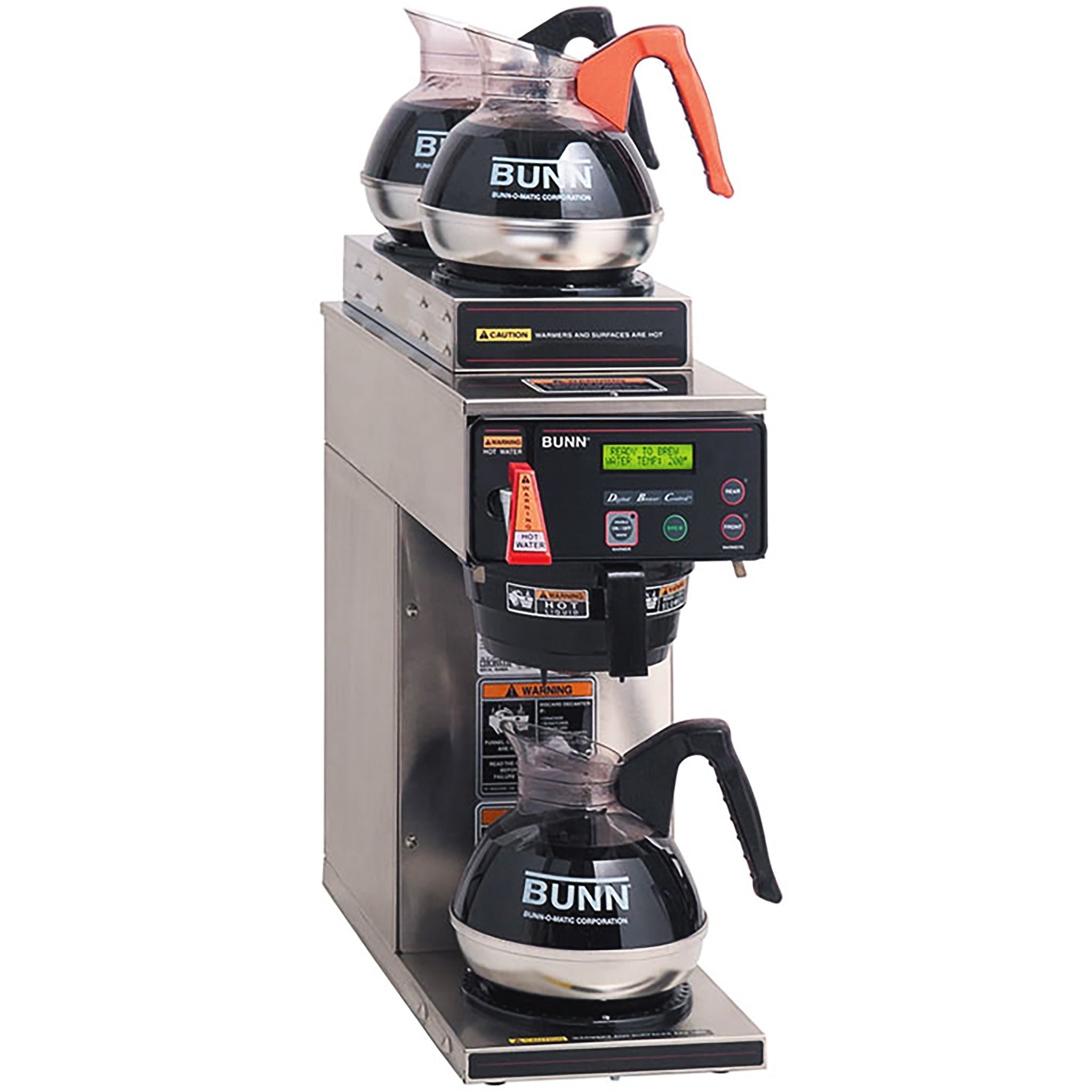 Bunn AXIOM-15-3 Decanter Coffee Brewer with Hot Water Tap - 120V or 240V