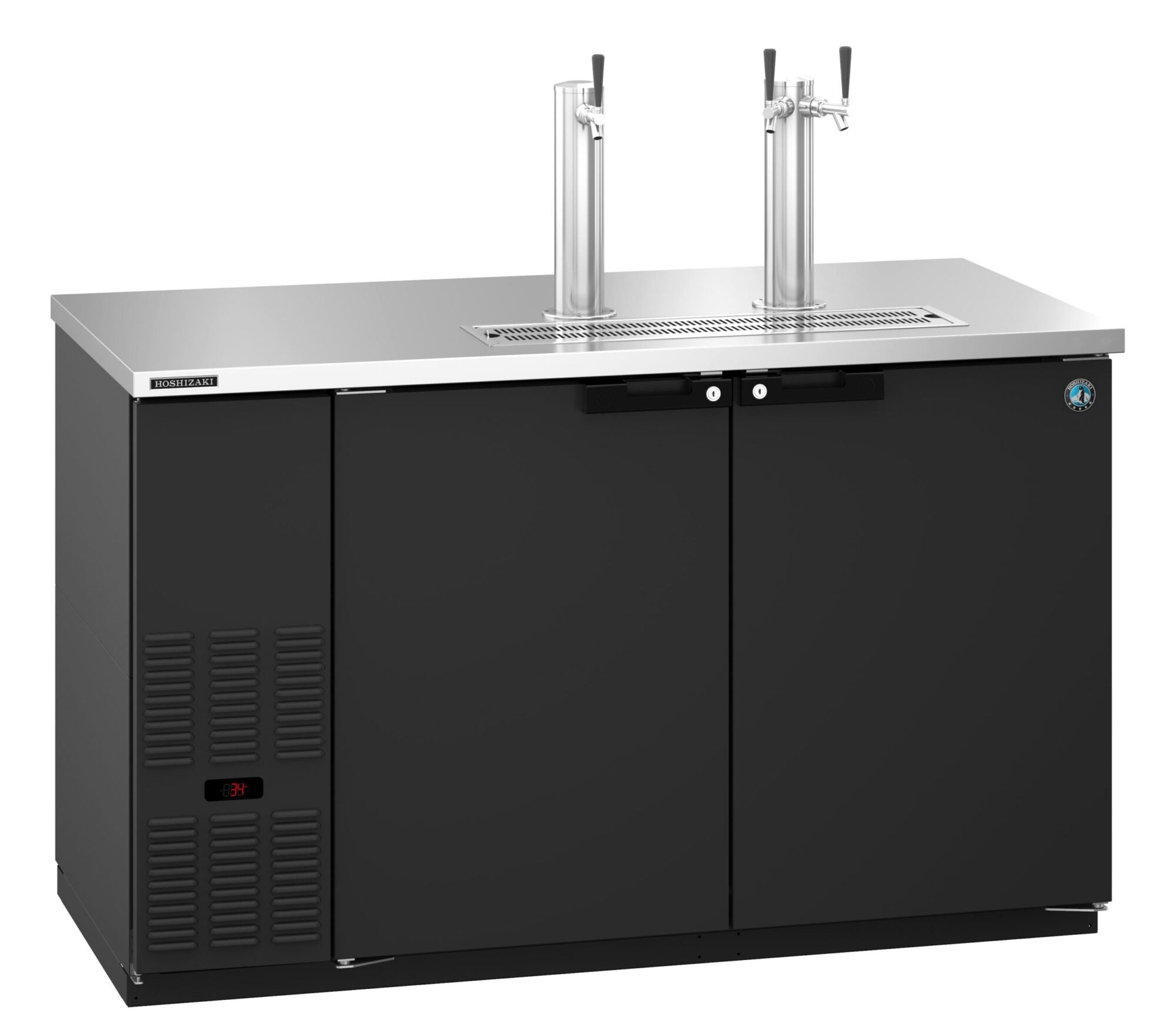 Hoshizaki DD59 59 Inch Draft Beer Cooler Hydrocarbon Direct Draw Two Section