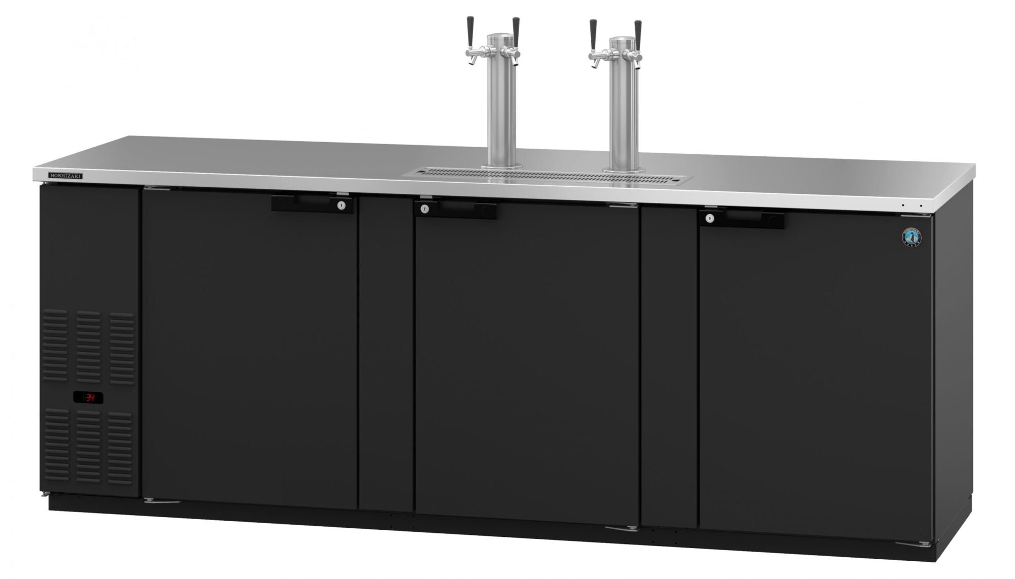 Hoshizaki DD95 95 Inch Draft Beer Cooler Direct Draw Three-section Stainless Steel