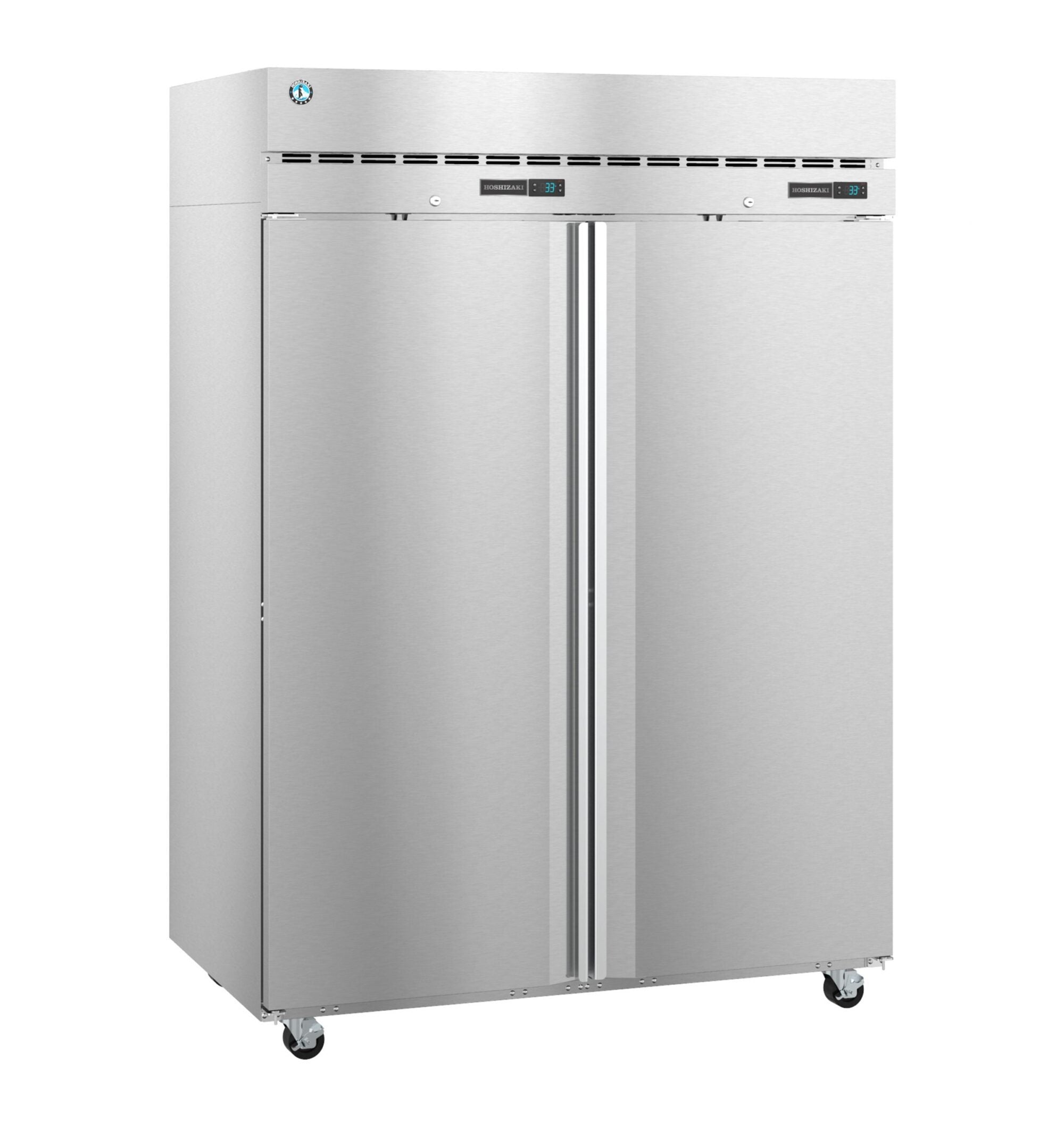 Hoshizaki DT2A-FS 55 Inch Stainless Steel Dual Temp Refrigerator Freezer 46.2 cu ft