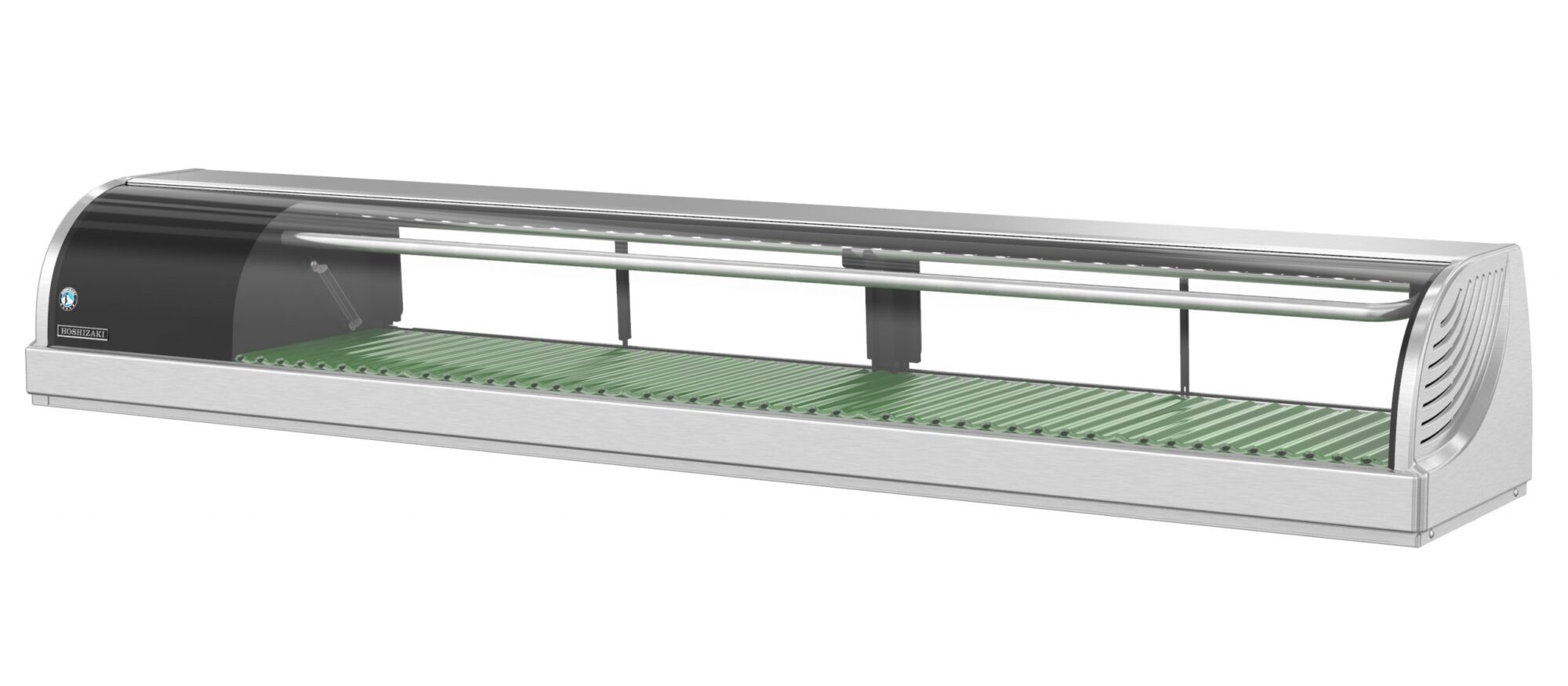 Hoshizaki HNC-180BA-L-SLH 70 Inch Refrigerated Sushi Display Case with Front Curved Glass