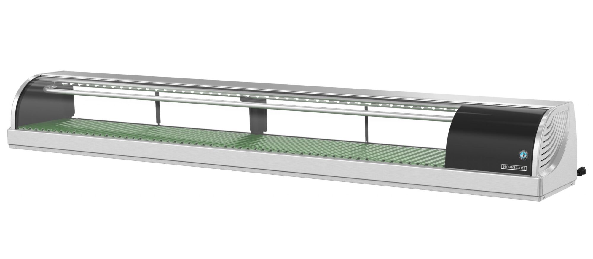 Hoshizaki HNC-210BA-R-SLH 82-7/10 Inch Refrigerated Sushi Display Case with Curved Glass