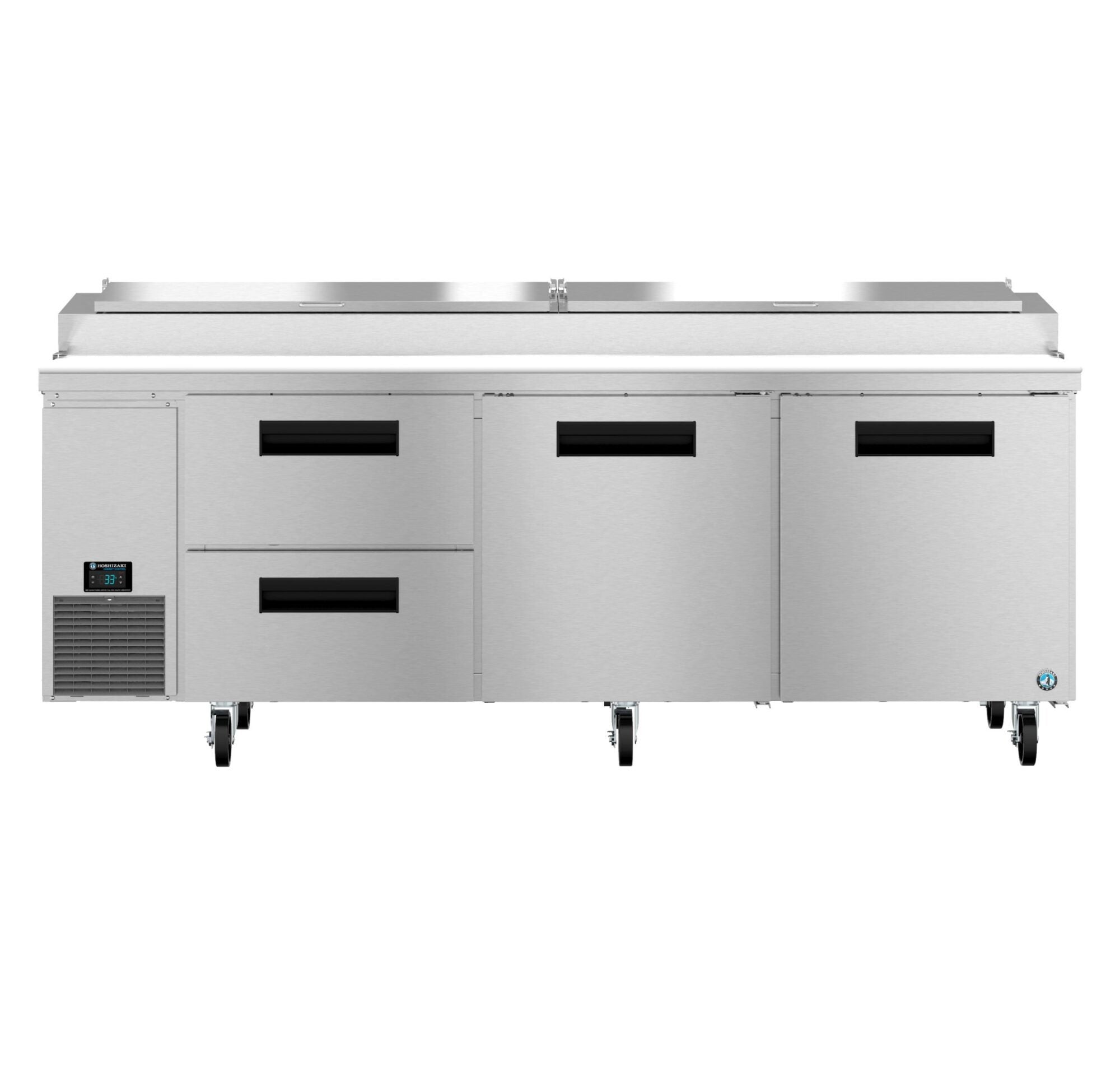 Hoshizaki PR93B-D2 Width 93 Inch Steelheart Series Pizza Prep Table 29.3 cu ft
