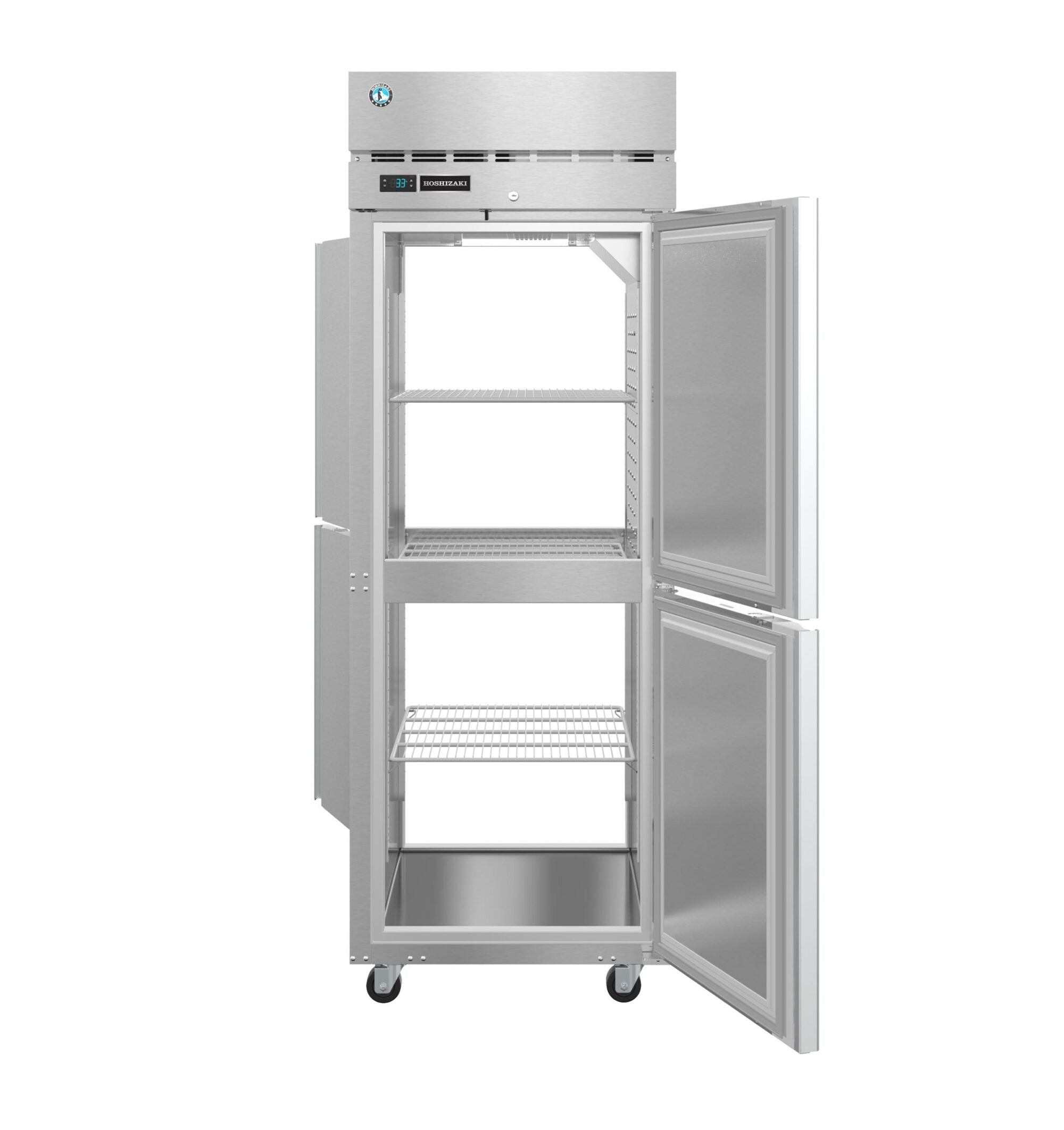 Hoshizaki PT1A-HS-HS 27 Inch Stainless Steel Pass-Thru Refrigerator 24.2 cu ft