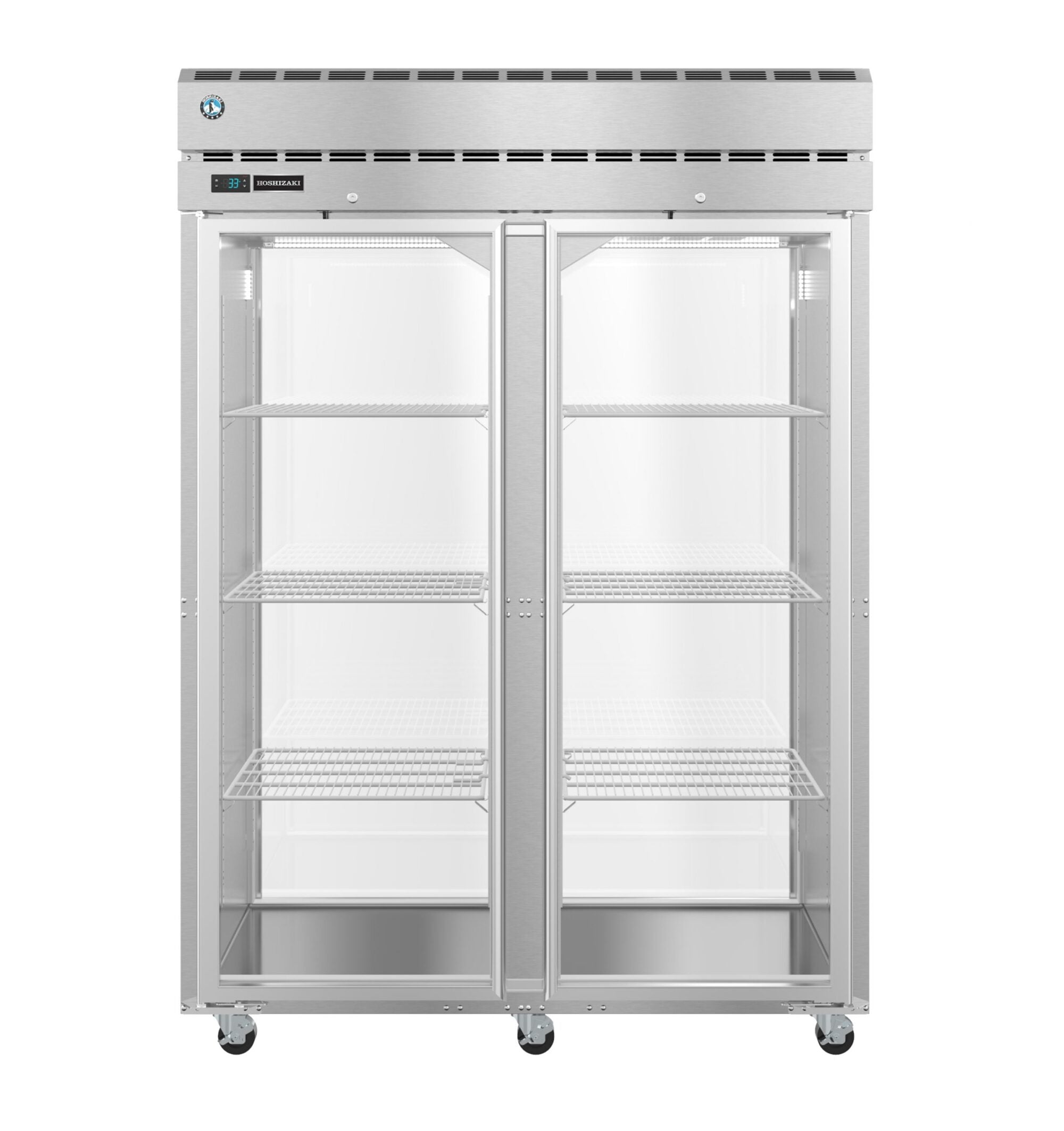 Hoshizaki PT2A-FG-FG 55 Inch Two Section Pass-Thru Refrigerator with 52.5 cu ft