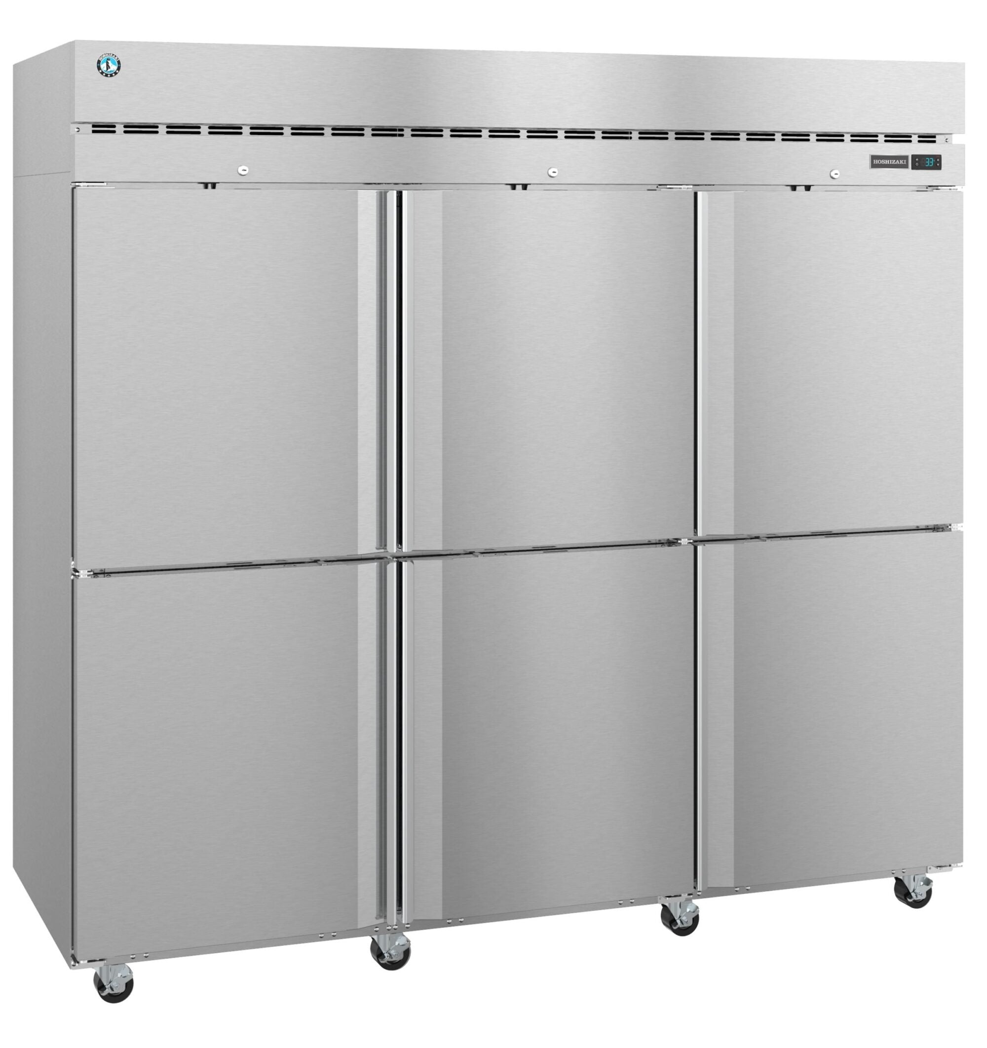 Hoshizaki R3A-HS 82 Inch Reach-in Refrigerator 79.03 cu ft Three-section Stainless Steel