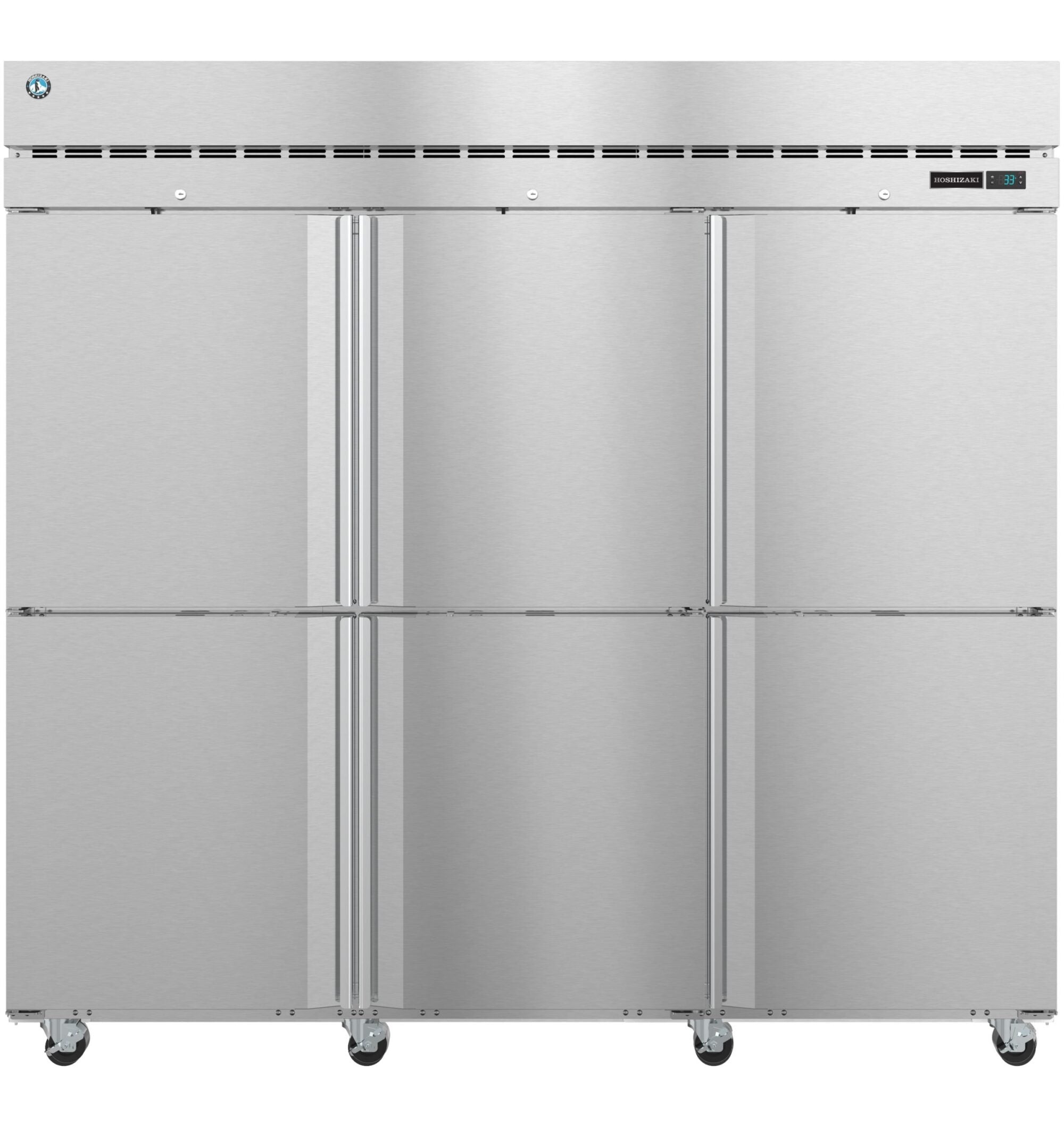 Hoshizaki R3A-HS 82 Inch Reach-in Refrigerator 79.03 cu ft Three-section Stainless Steel