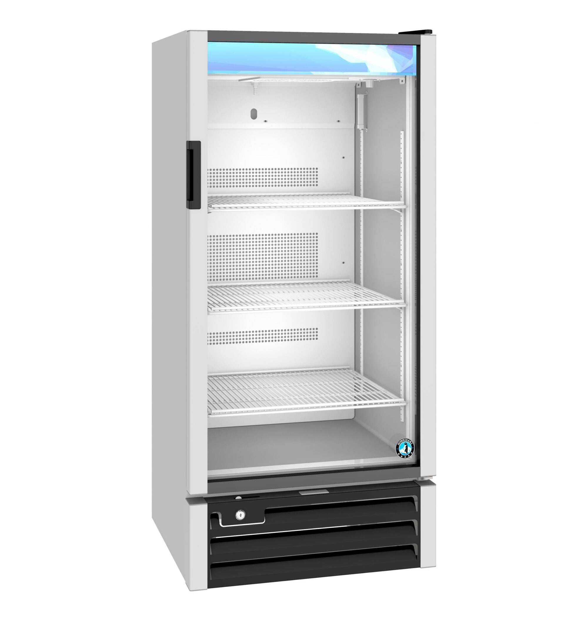 Hoshizaki RM-10-HC 25 Inch Reach-in Refrigerated Merchandiser 8.75 cu ft - One Section
