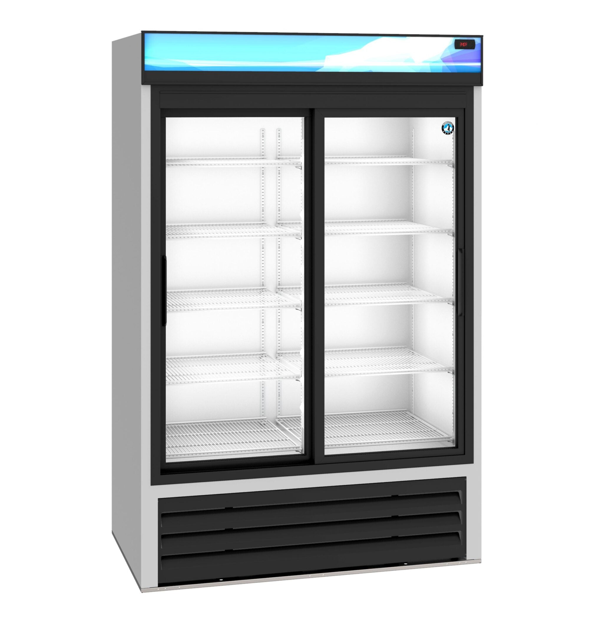 Hoshizaki RM-45-SD-HC 51 Inch Refrigerated Merchandiser 38.26 cu ft Two-section