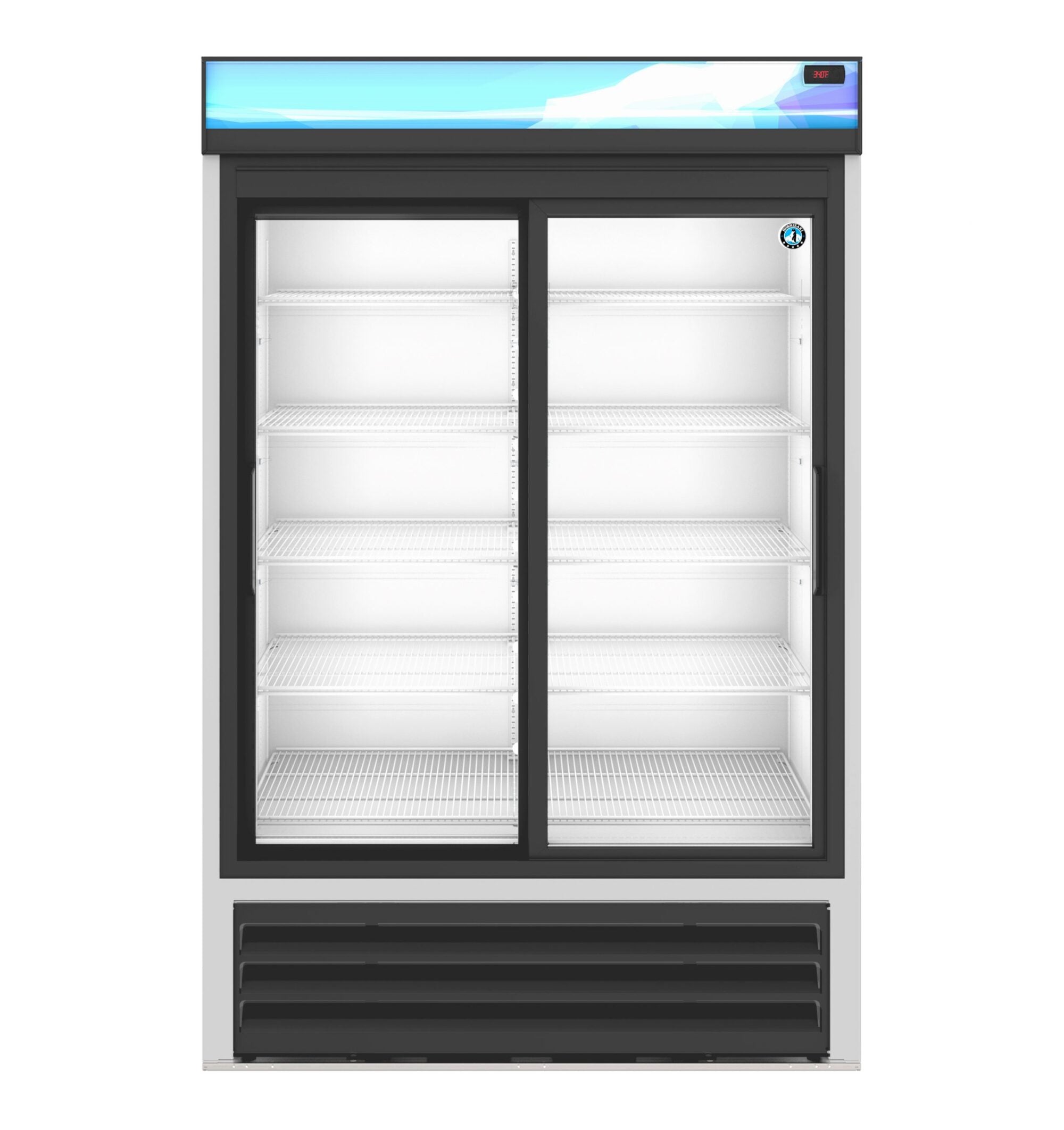 Hoshizaki RM-45-SD-HC 51 Inch Refrigerated Merchandiser 38.26 cu ft Two-section