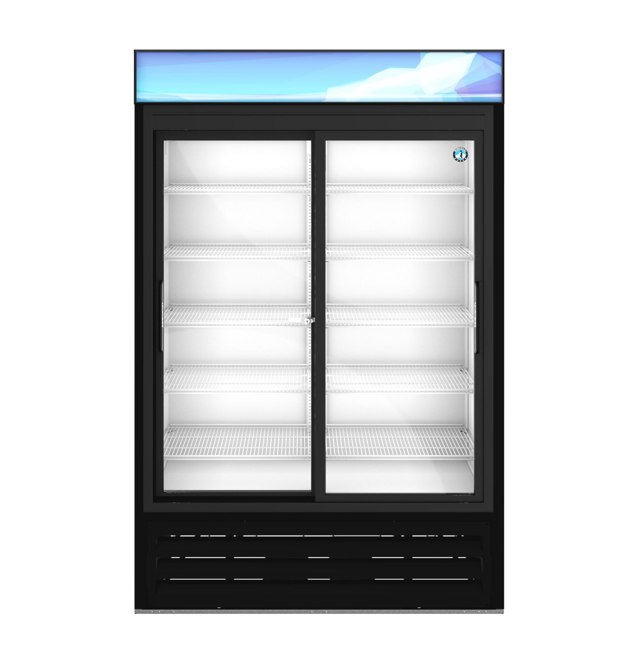 Hoshizaki RM-45-SD-HC-BLK 51 Inch 38.26 cu ft Refrigerated Merchandiser 2 Section Black