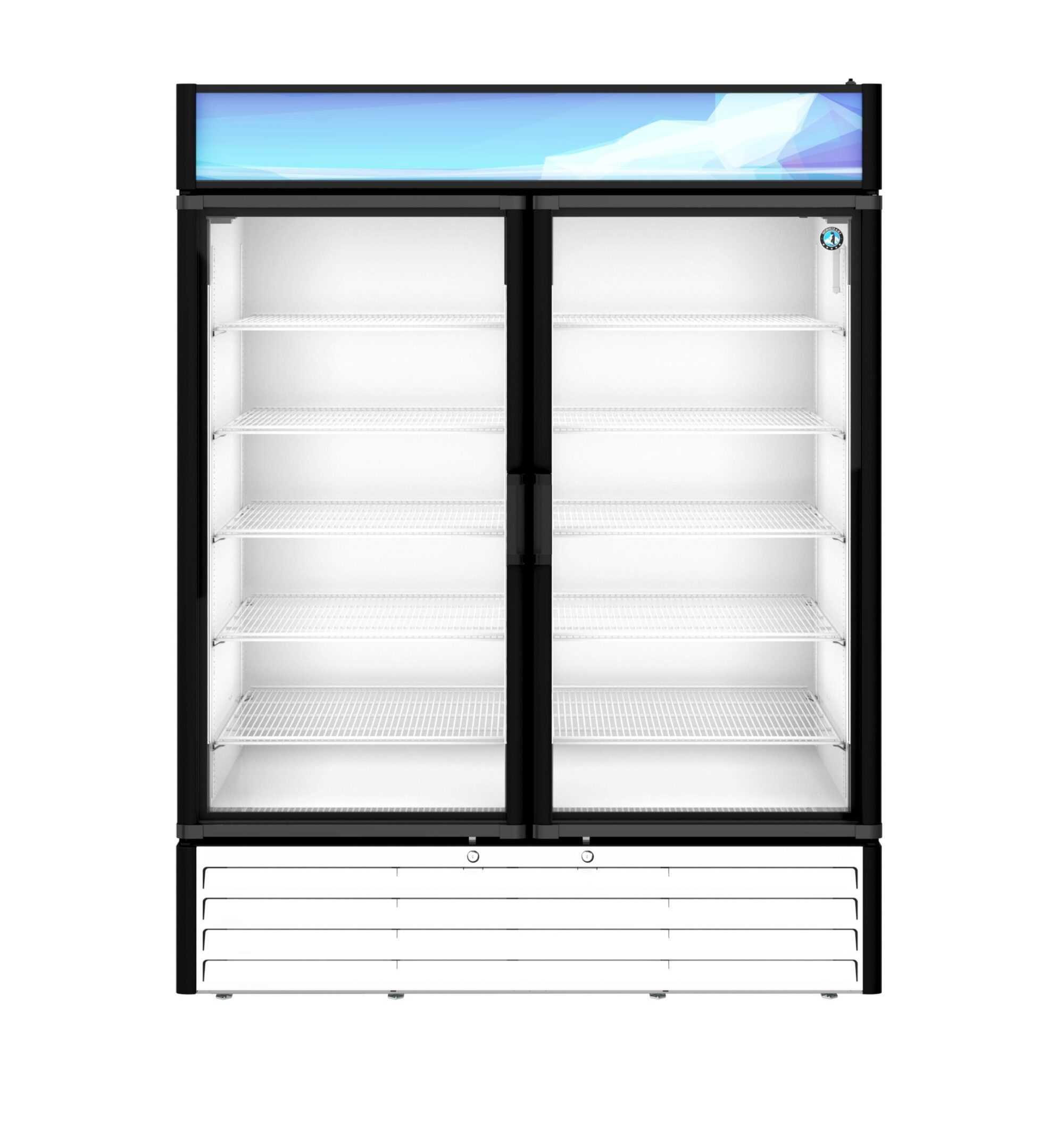 Hoshizaki RM-49-HC-WHT 60 Inch Refrigerated Merchandiser 42.61 cu ft Two-section