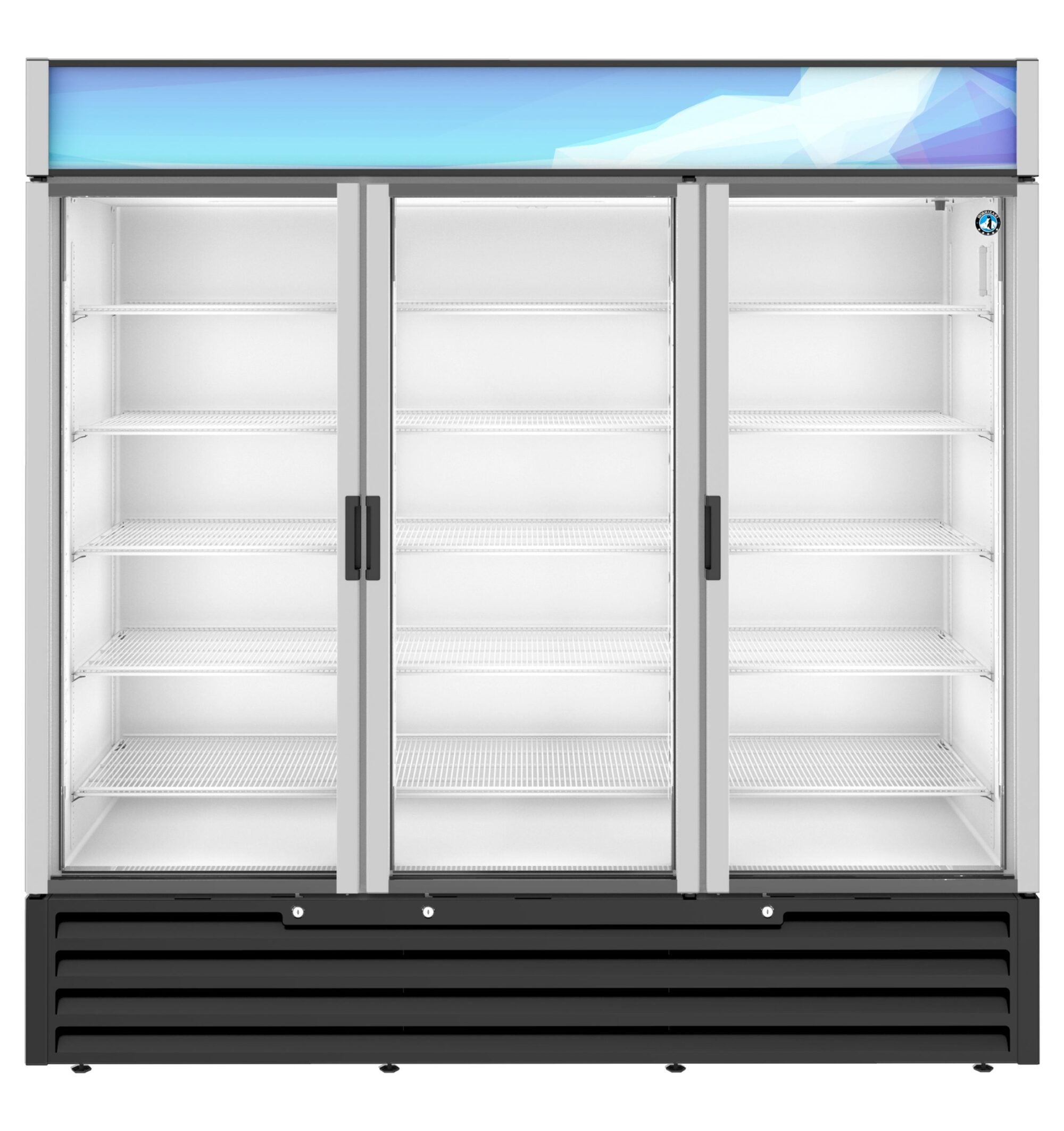 Hoshizaki RM-65-HC 78 Inch Refrigerated Merchandiser 56.04 cu ft Three Section