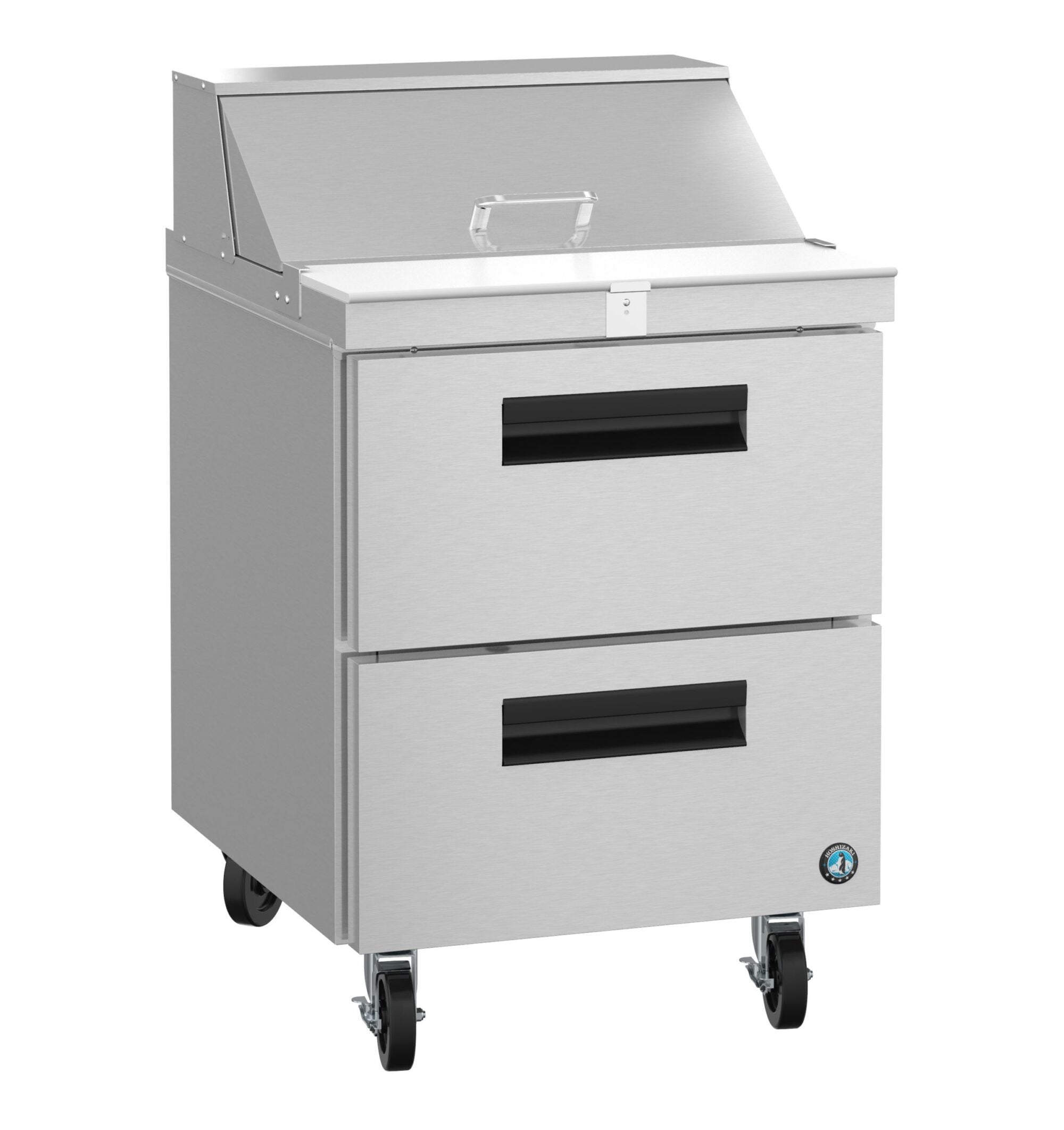 Hoshizaki SR27B-8D2 27 Inch Refrigerated Counter Sandwich Top Two Drawers