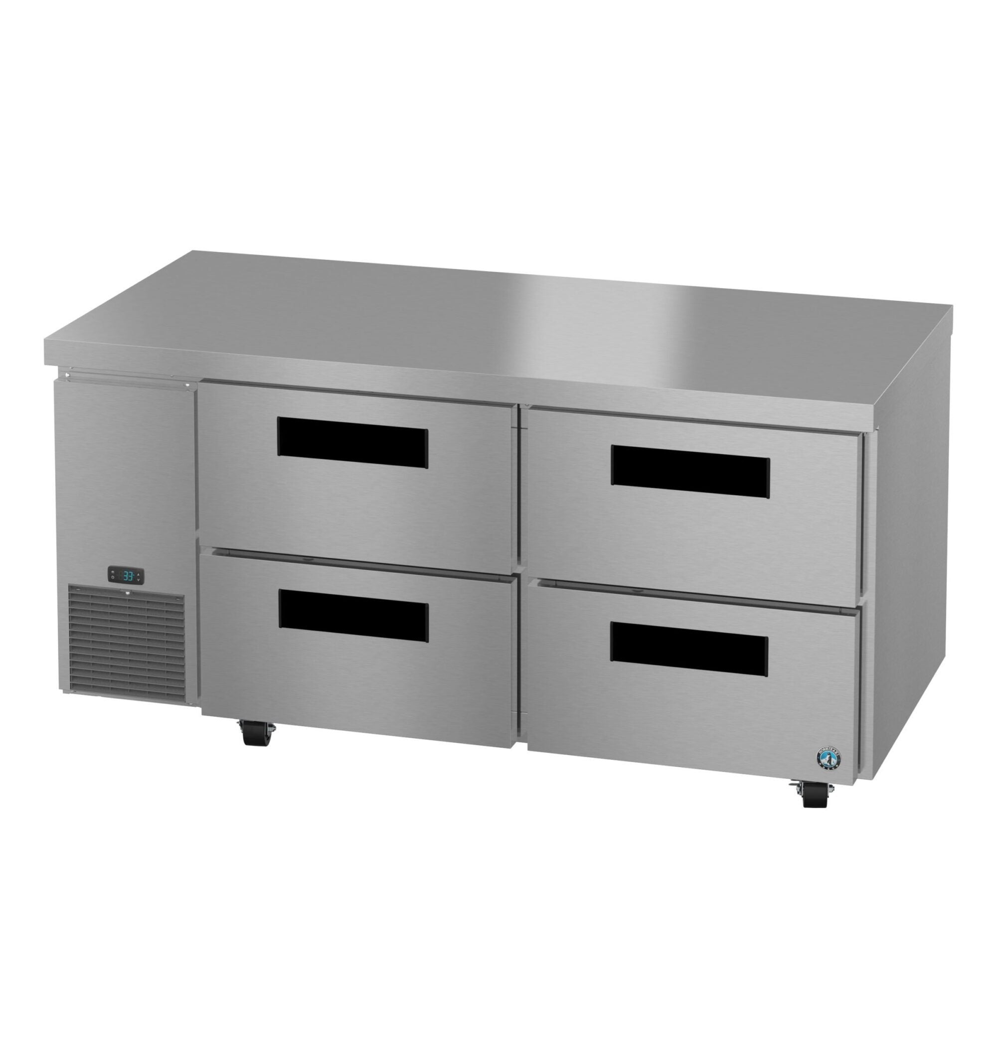 Hoshizaki ULR67B-D4 67 Inch Undercounter Refrigerator 19.97 cu ft Two Section