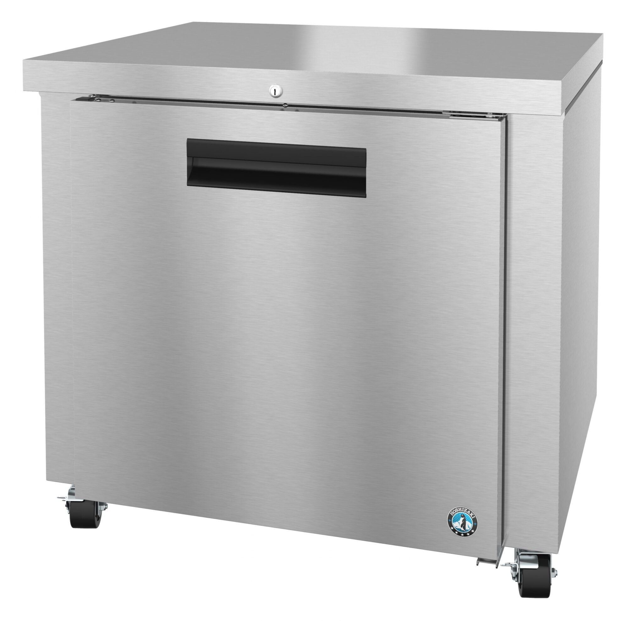 Hoshizaki UR36B-01 36 Inch One Section 9.9 cu ft Undercounter Refrigerator Stainless Steel with Solid Hinged Door