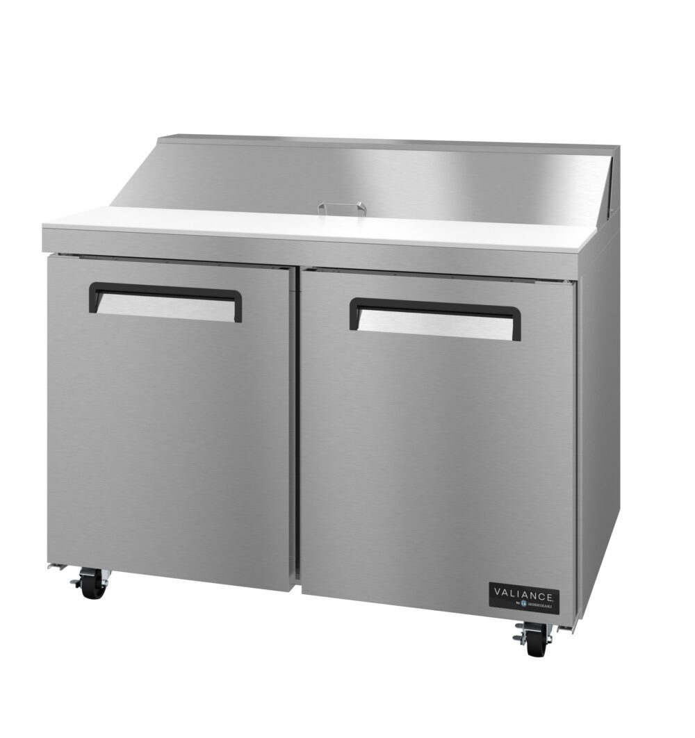 Hoshizaki VSR48A-12 48 Inch Sandwich Prep Refrigerator 12.09 cu ft with auto defrost