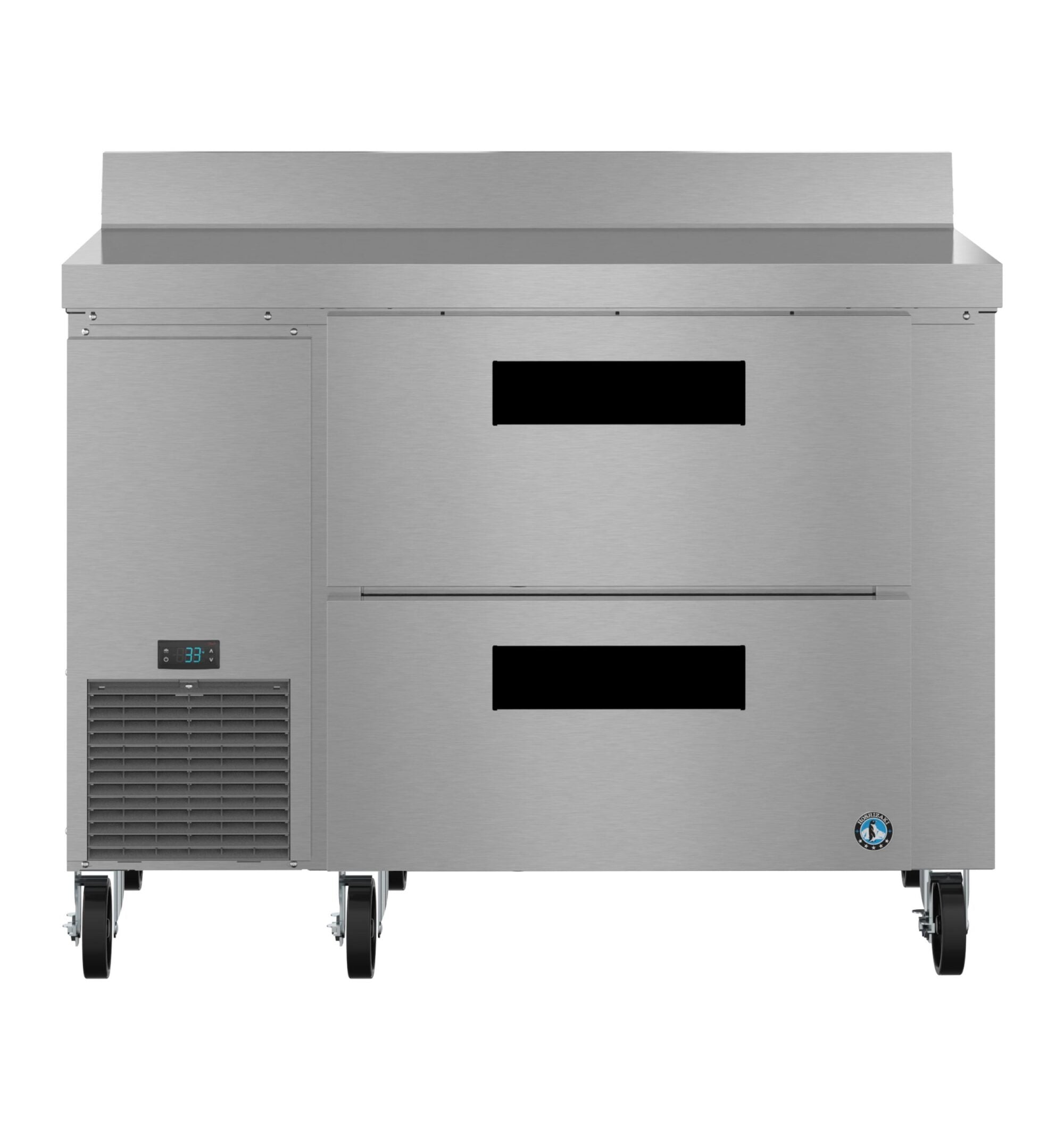 Hoshizaki WLR46B-D2 48 Inch Stainless Steel Worktop Refrigerator 11.78 cu ft with 2 Drawers