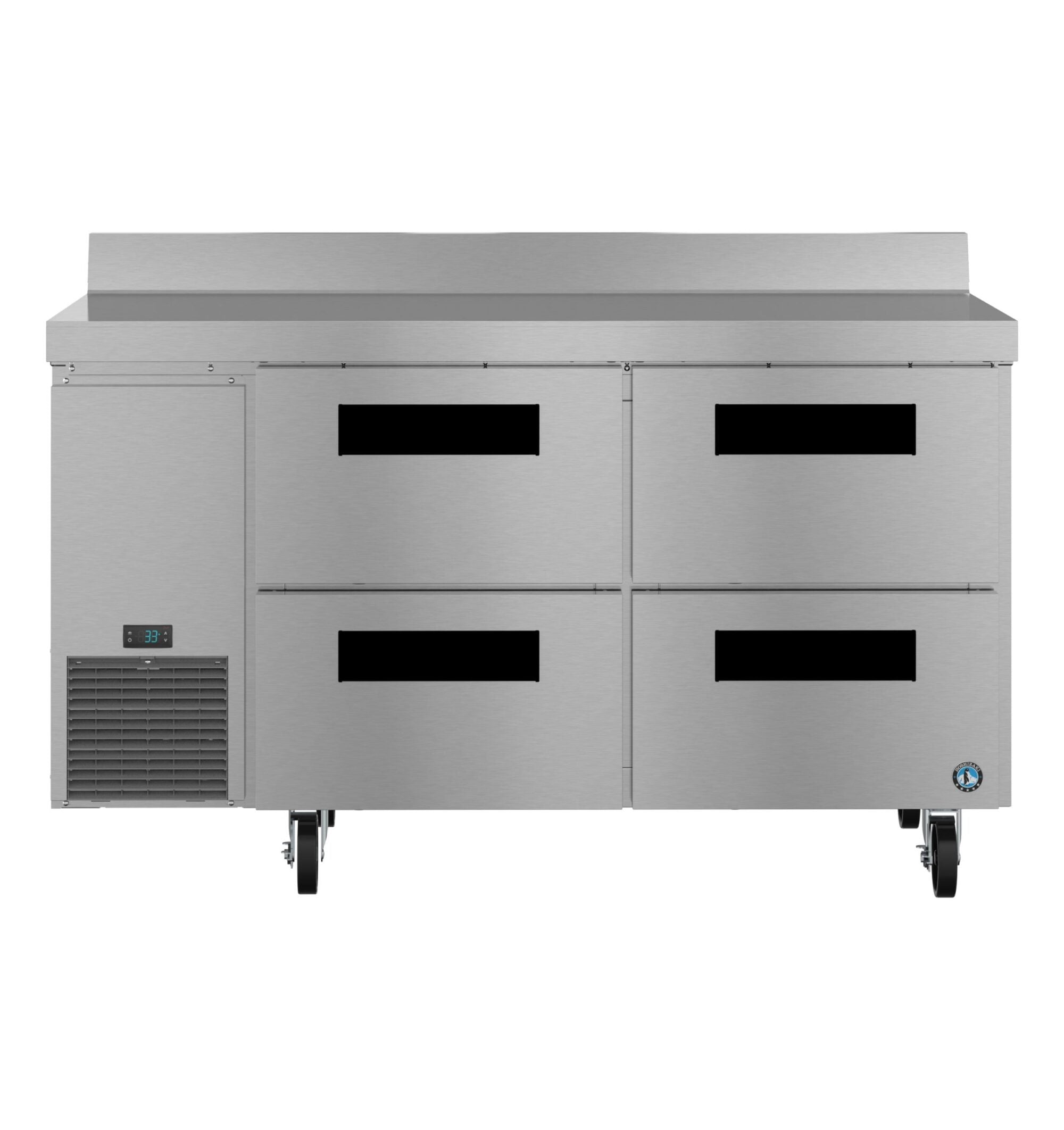 Hoshizaki WLR60B-D4 60 Inch Stainless Steel Worktop Refrigerator Reach-in 17.22 cu ft