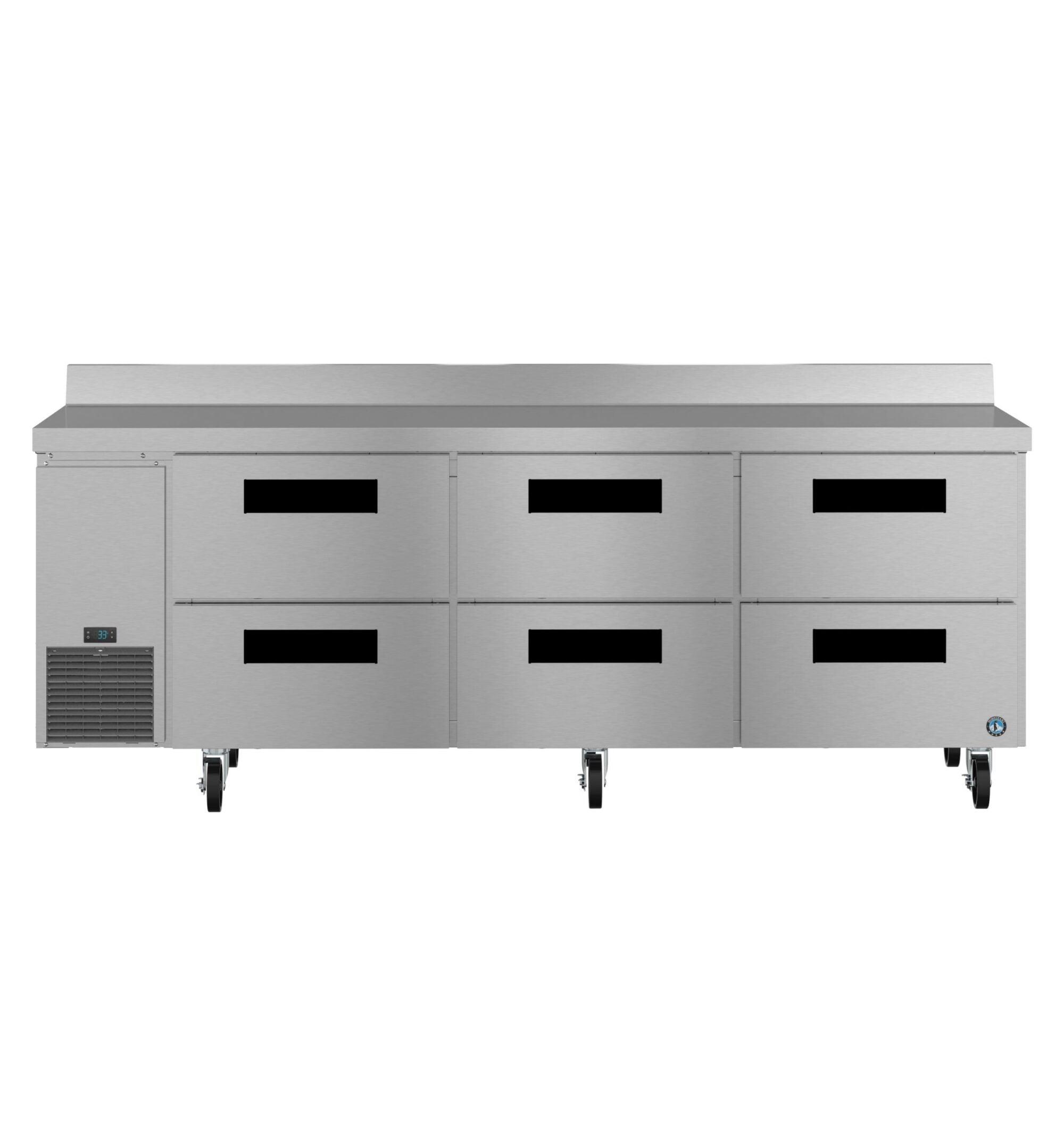 Hoshizaki WLR93B-D6 93 Inch Worktop Refrigerator Reach-in 30.17 cu ft 3 Section