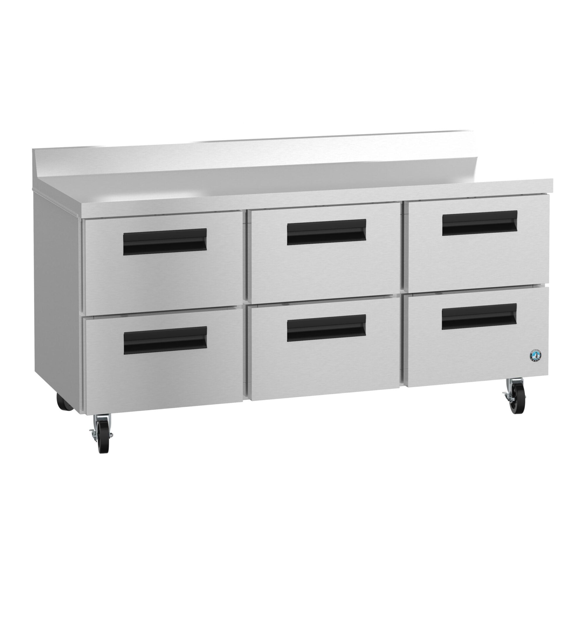 Hoshizaki WR72B-D6 72 Inch Worktop Refrigerator Three Section 18.27 cu ft