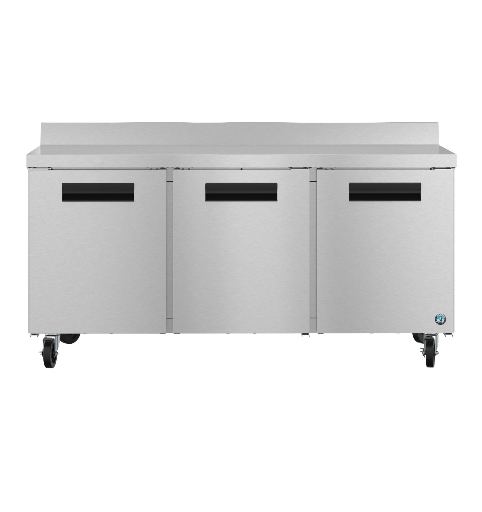 Hoshizaki WR72B 72 Inch Reach-in Refrigerated Counter 3 Section with Casters