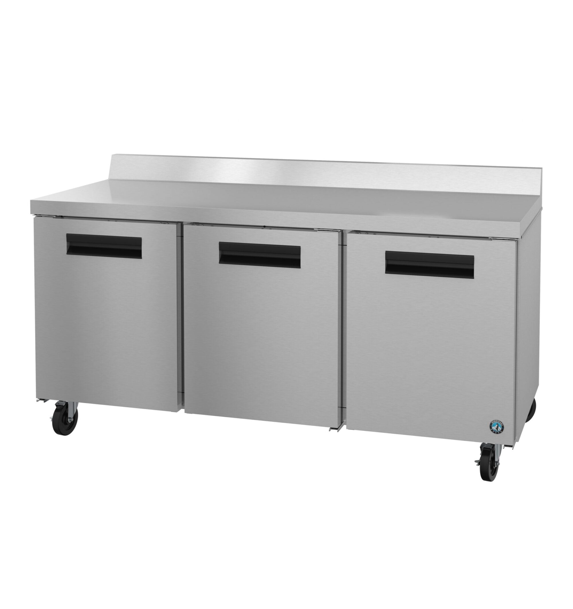 Hoshizaki WR72B 72 Inch Reach-in Refrigerated Counter 3 Section with Casters