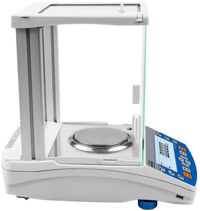 Across International AS 220.R2 PLUS Radwag 220g Capacity 0.1mg Readability ø4" Analytical Balance