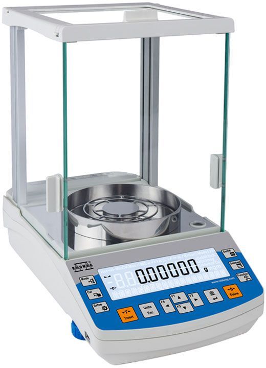 Across International AS 120.R2 PLUS Radwag 120g Capacity 0.01mg Readability ø3.5" Analytical Balance